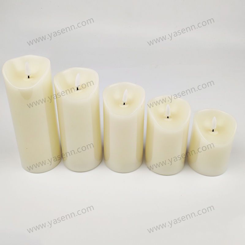 7.5CM WAX Bullet Led Candles Set of 5 YSC23024ABCDE