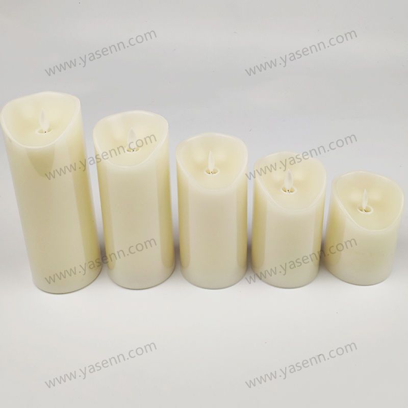 7.5CM WAX Swing Led Candles Set of 5 YSC23025ABCDE