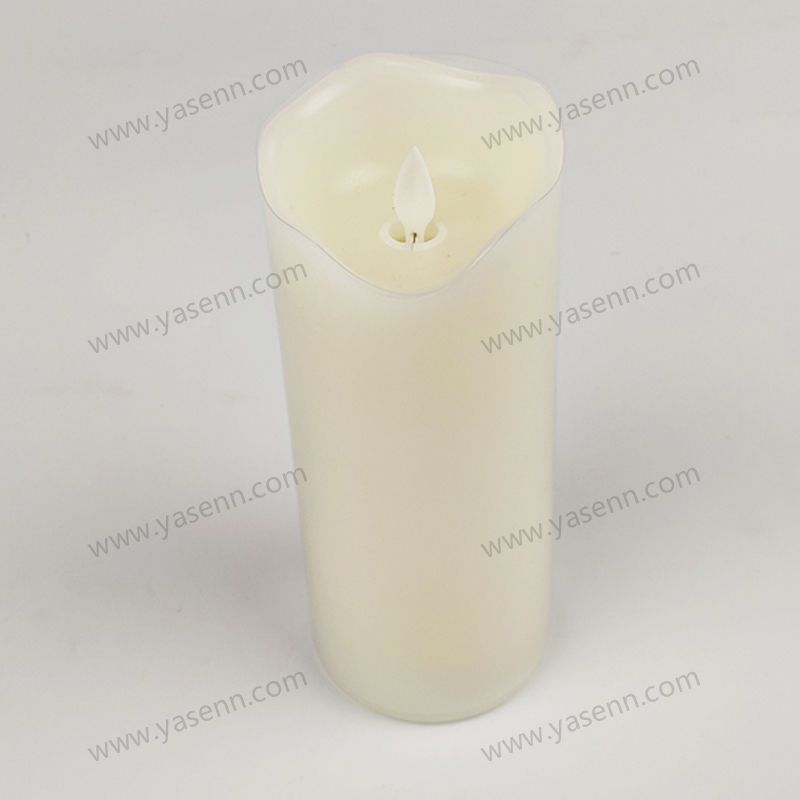 7.5X17.5CM WAX Wavy swing Led Candle YSC23028B