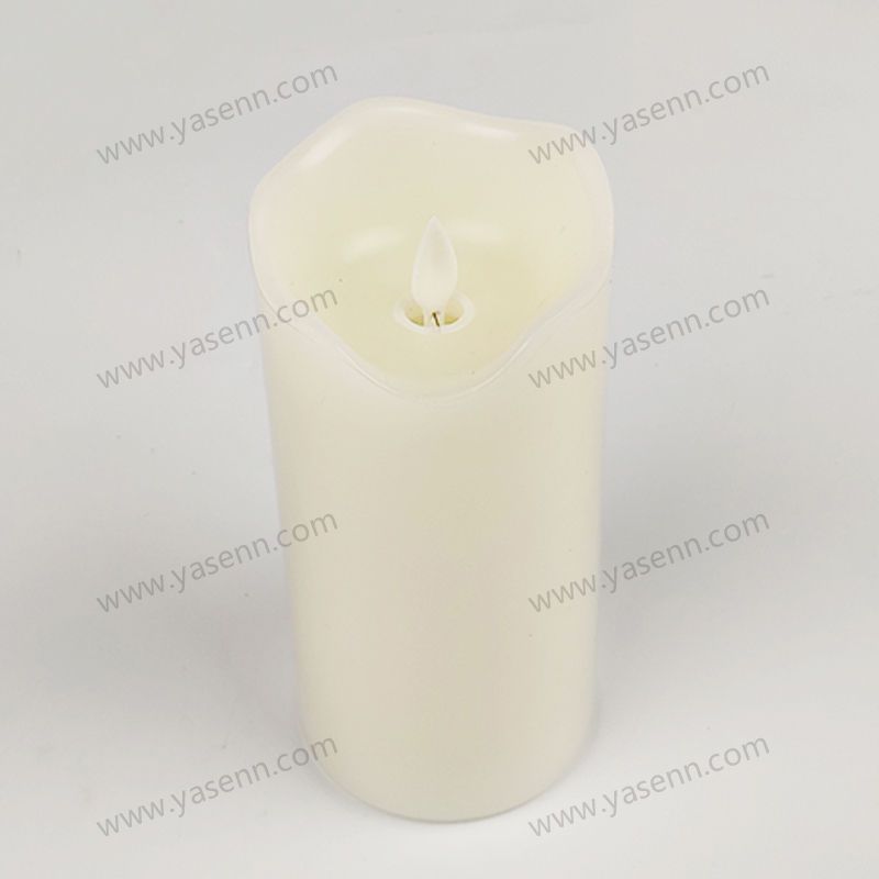 7.5X15CM WAX Wavy swing Led Candle YSC23028C