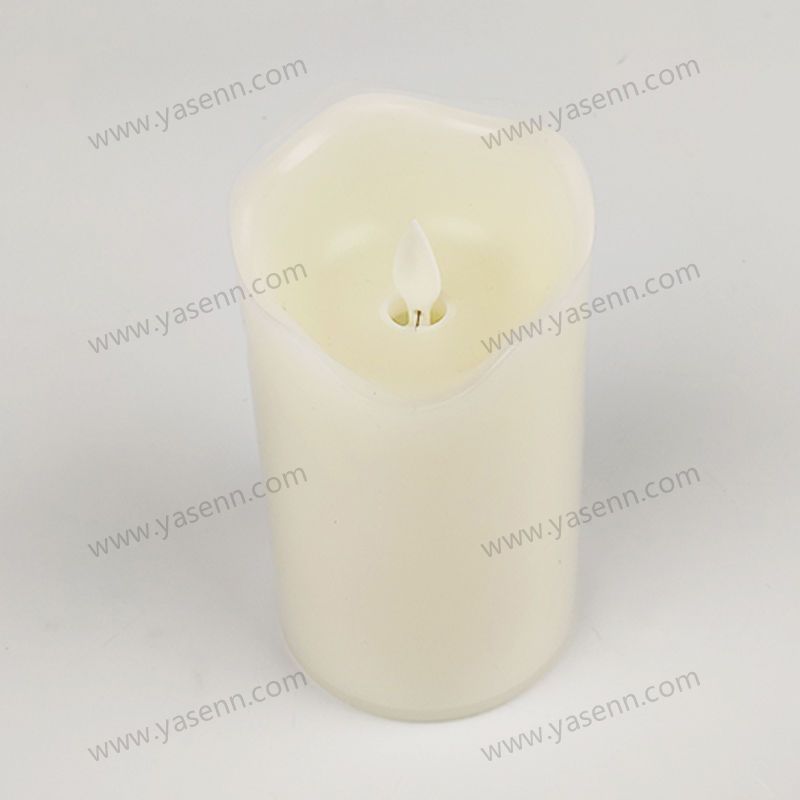 7.5X12.5CM WAX Wavy swing Led Candle YSC23028D