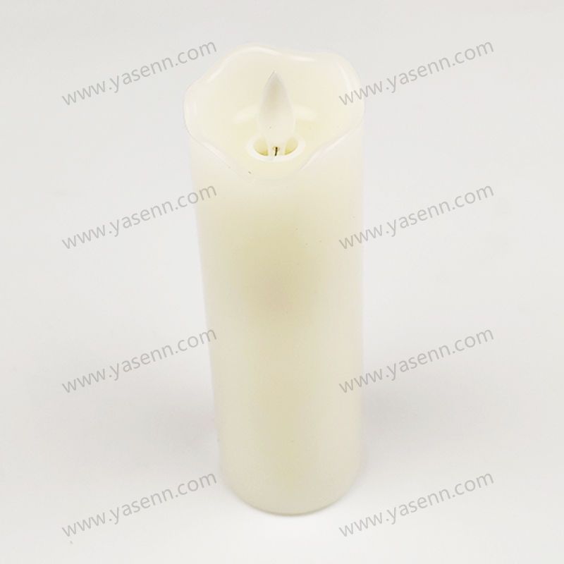 5X15CM WAX Wavy Swing Led Candles YSC23030C