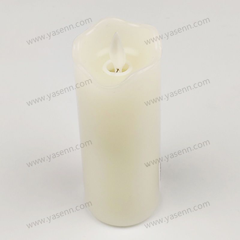 5X12.5CM WAX Wavy Swing Led Candles YSC23030D