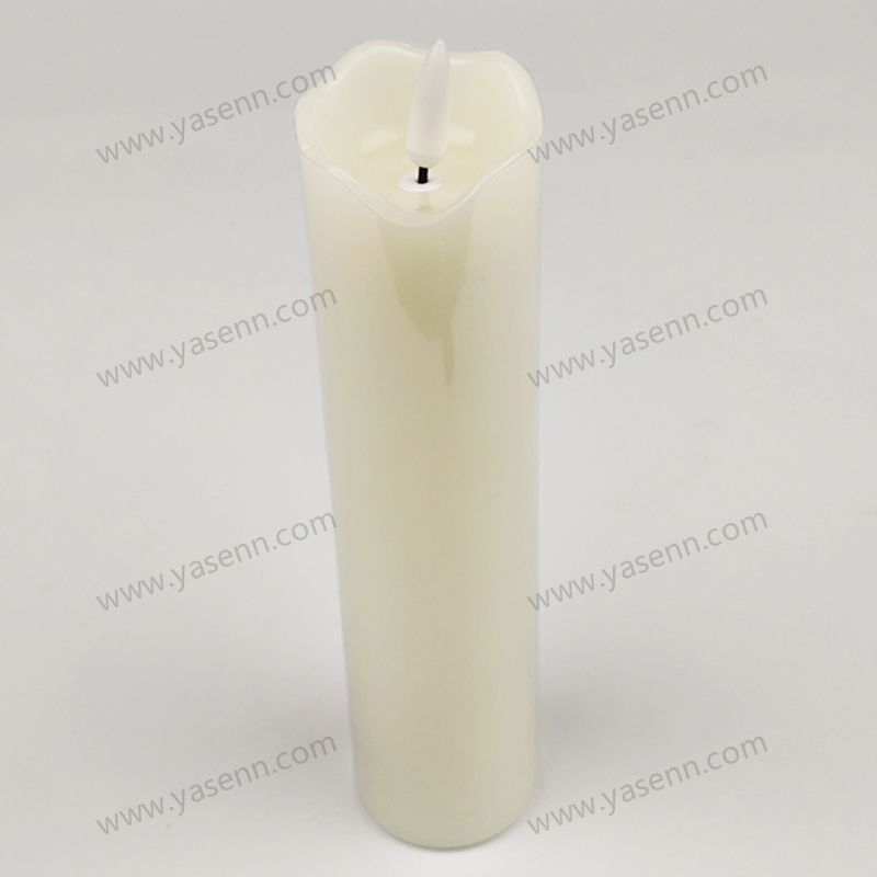 5X20CM WAX Wavy Bullet Led Candles WAX LED Lamps YSC23031A