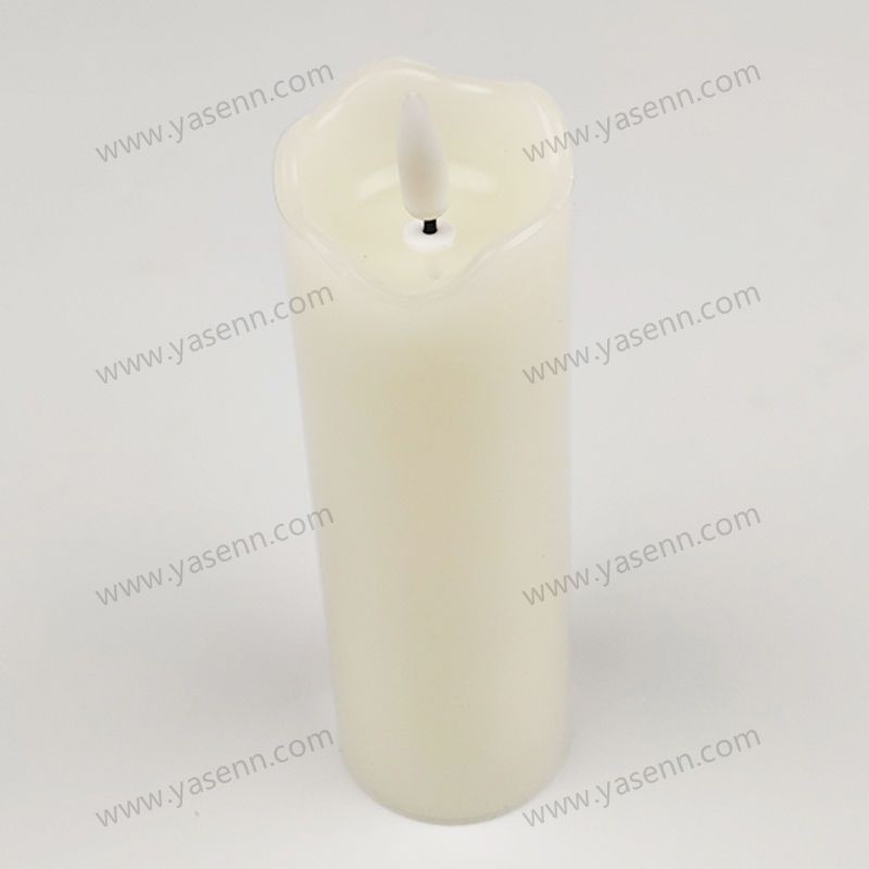 5X15CM WAX Wavy Bullet Led Candles WAX LED Lamps YSC23031C