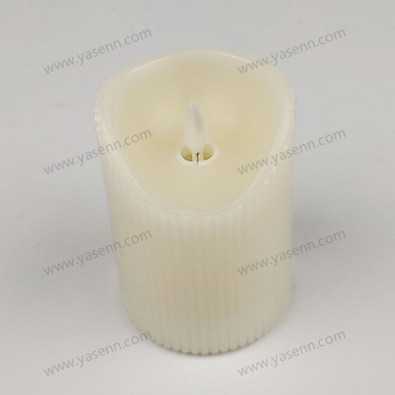 7.5X10cm WAX Vertical grain  Swing Oblique Led Candles YSC23041C