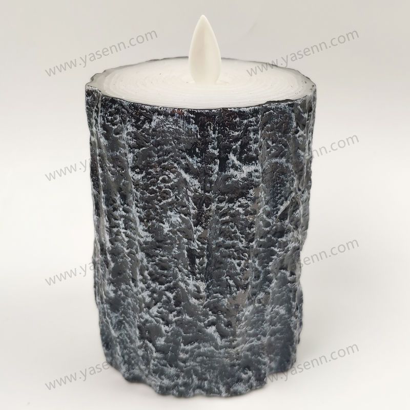 7.5X10CM WAX Stump Swing Led Candle YSC23055C