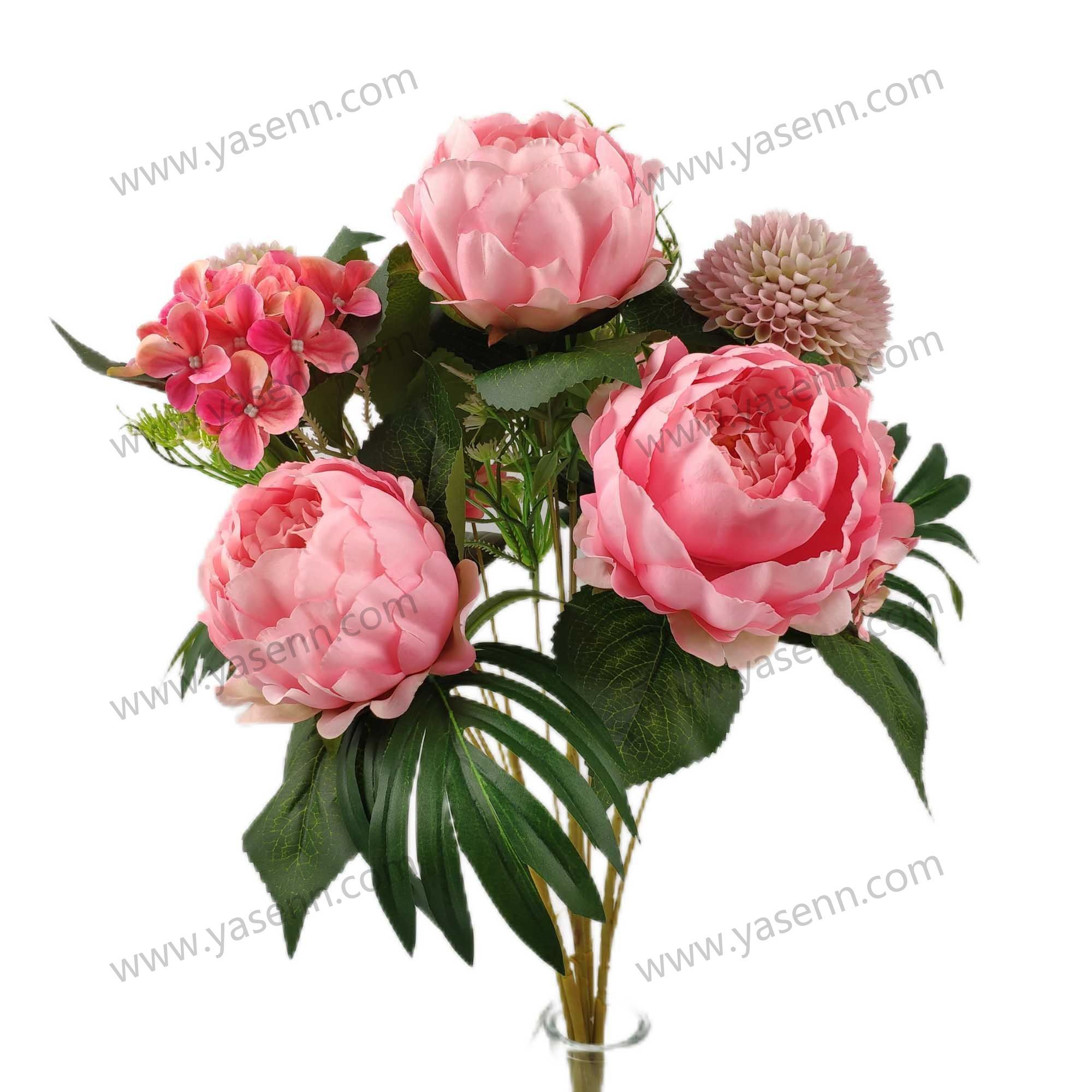 HIGHT 62CM  15 BRANCHES  PEONY  YSB23533