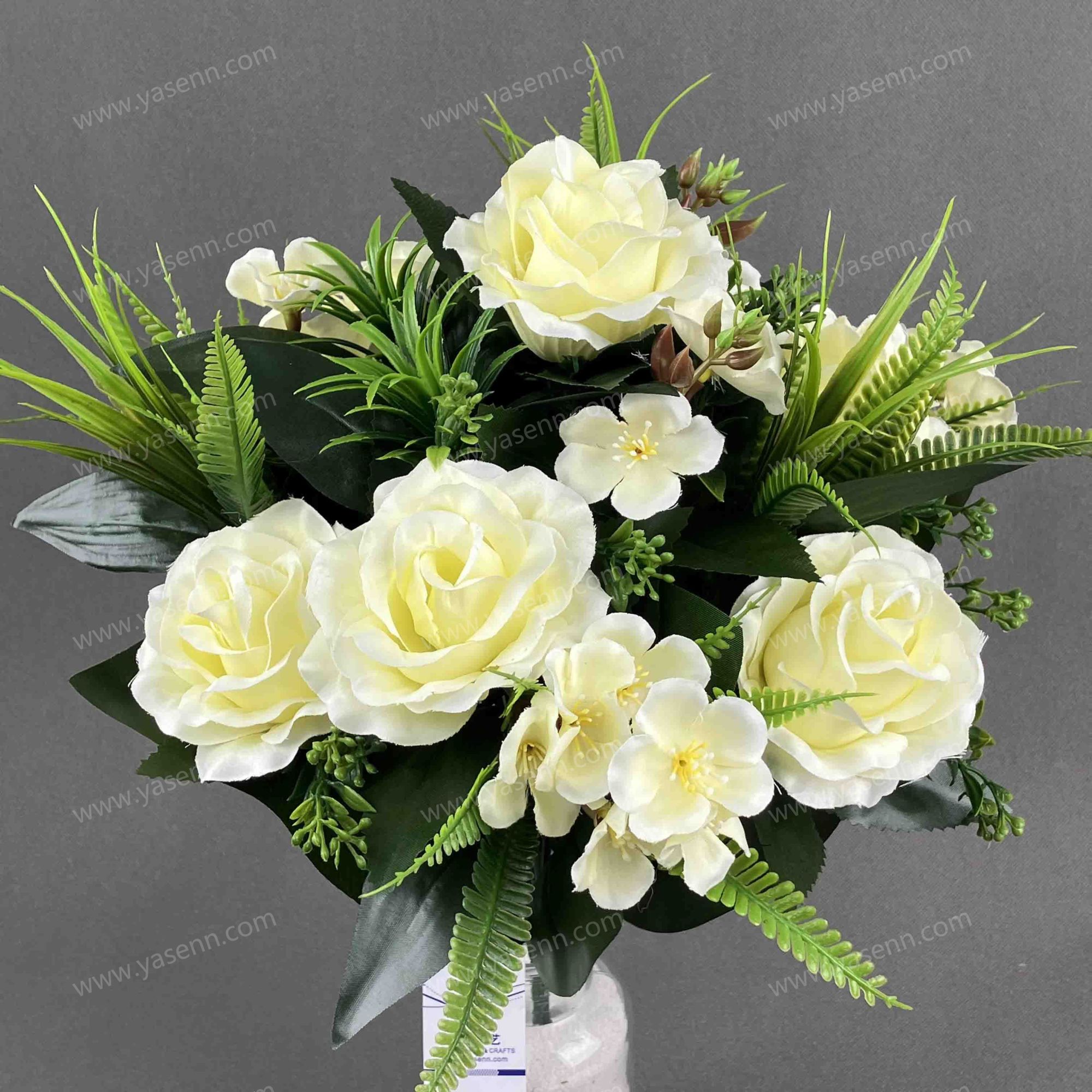 42CM  18 ROSE MIX FLOWERS YSB24030