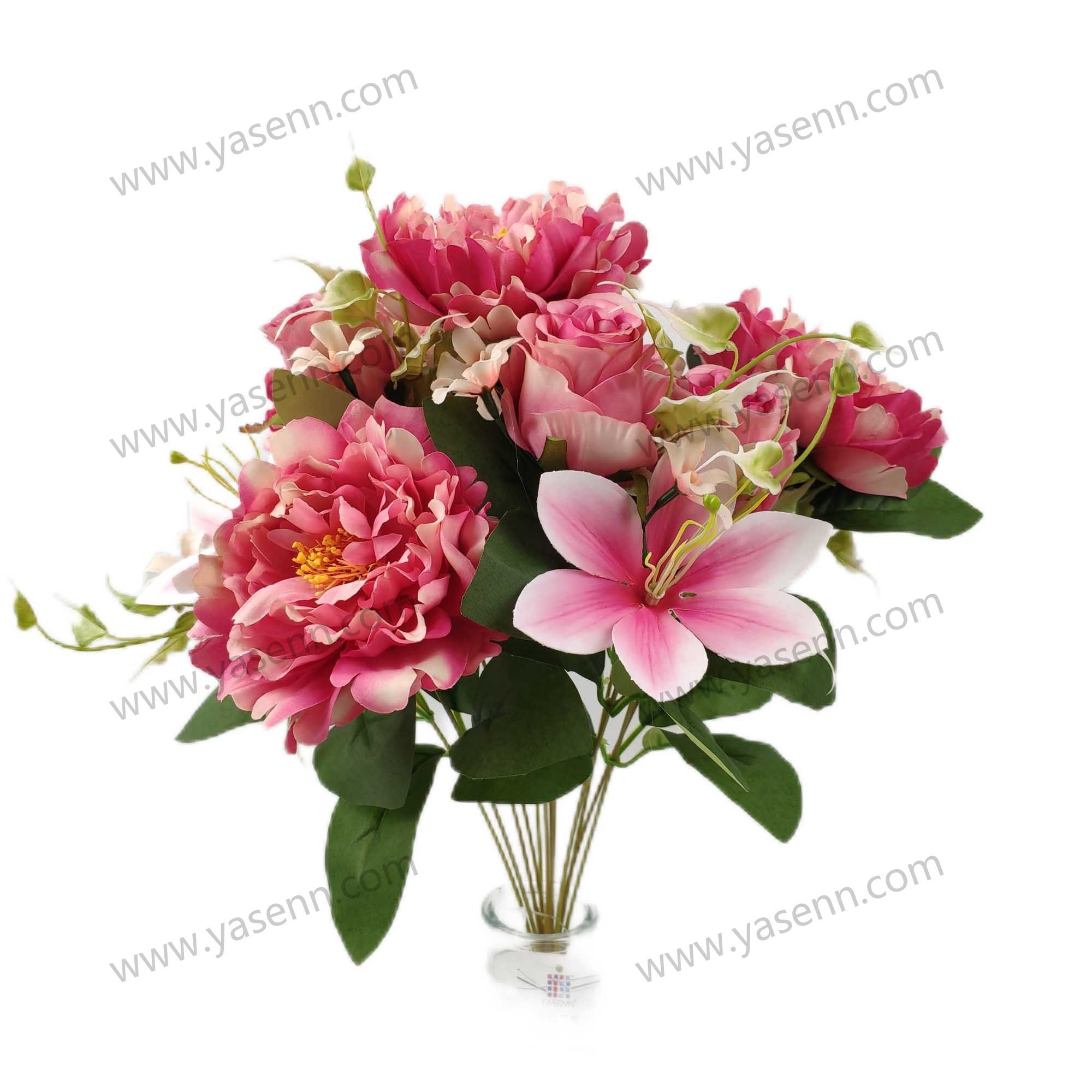 HEIGHT 49CM 12 BRANCHES PEONY ROSE BUD YSB23518
