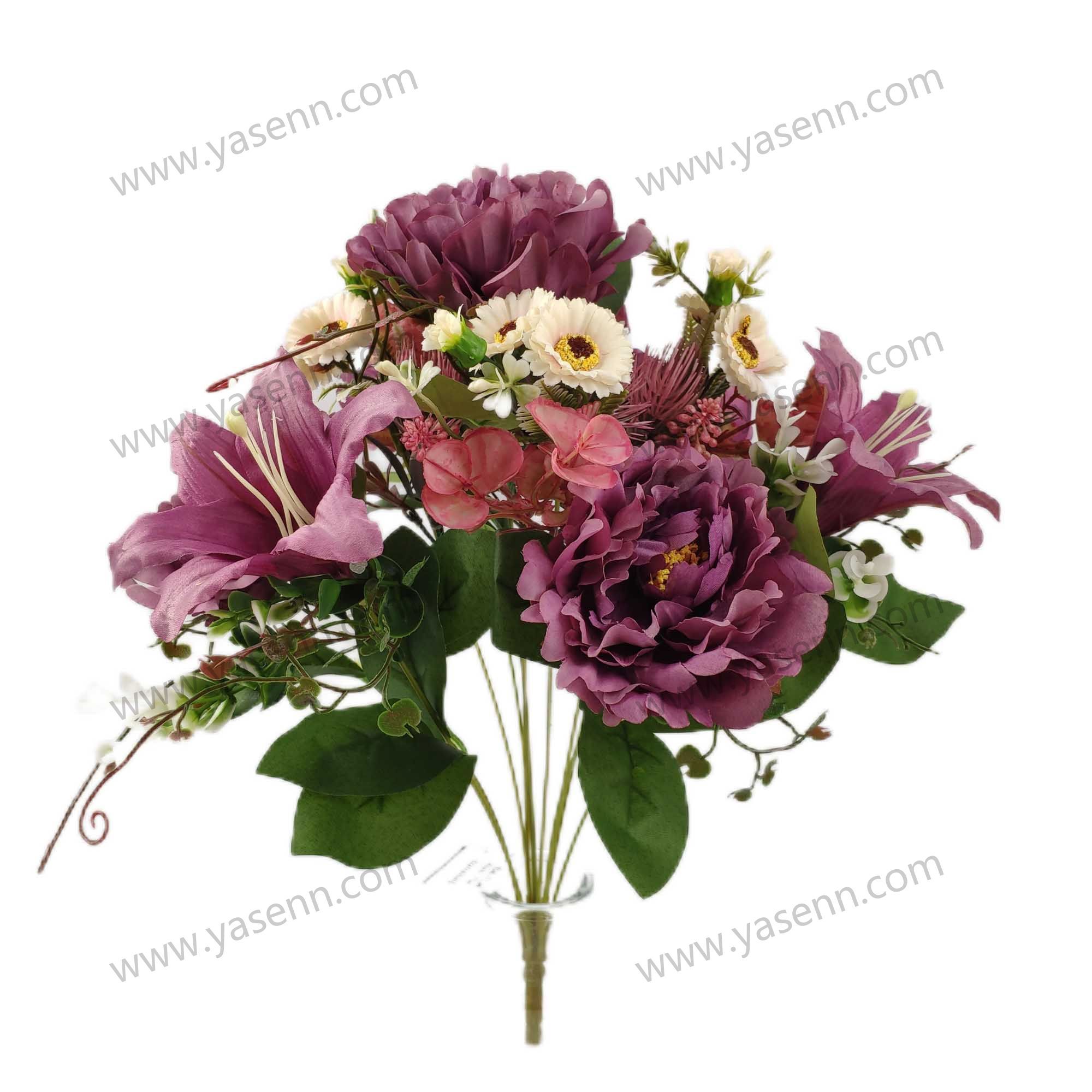 HEIGHT 49CM 12 BRANCHES PEONY  LILY YSB23520