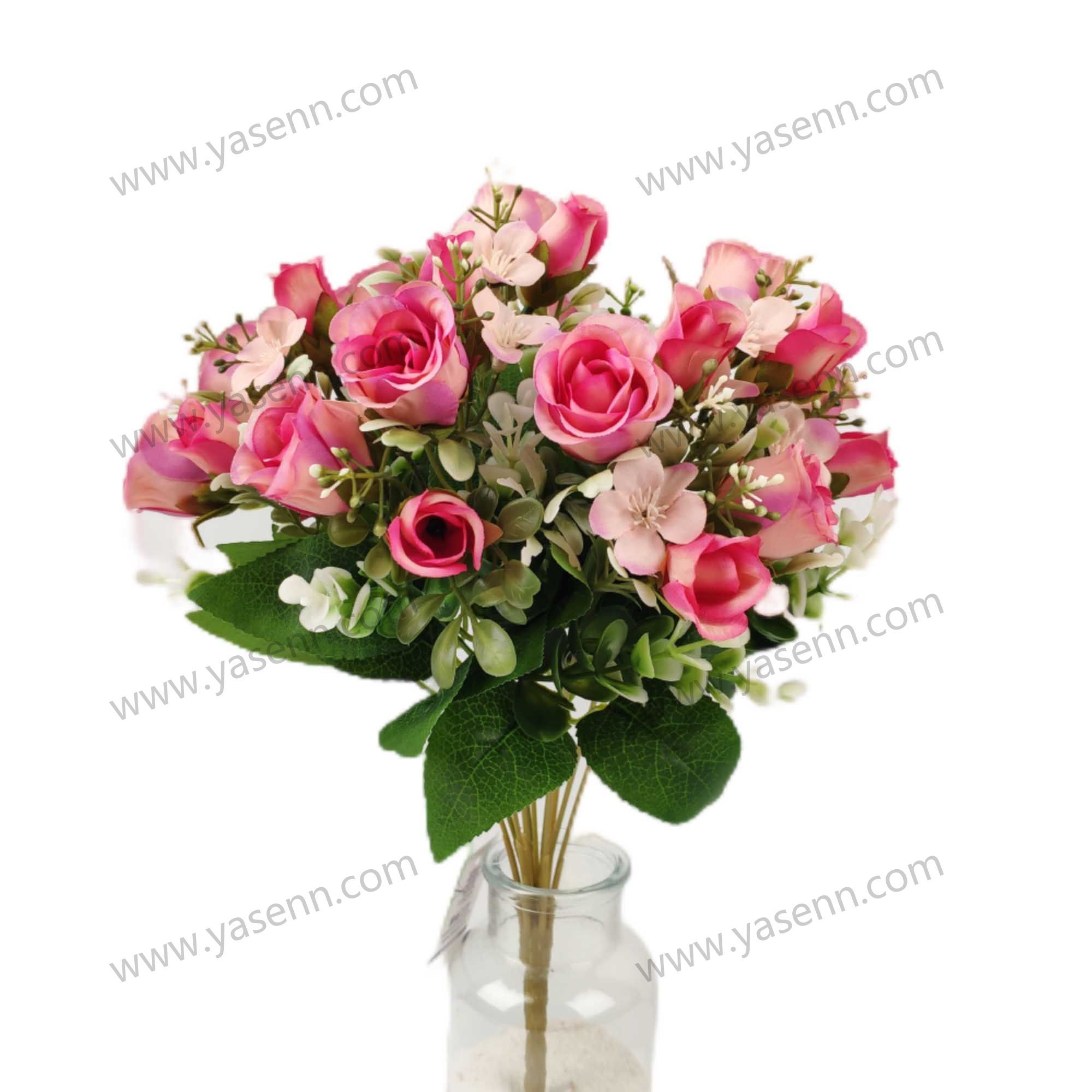 HIGHT 36CM 12 BRANCHES ROSE BUD YSB23529