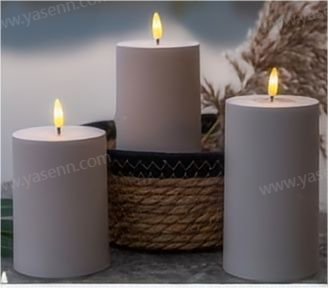 7*15CM BULLET FLAME PLASTIC CANDLE LAMP YSC23096A