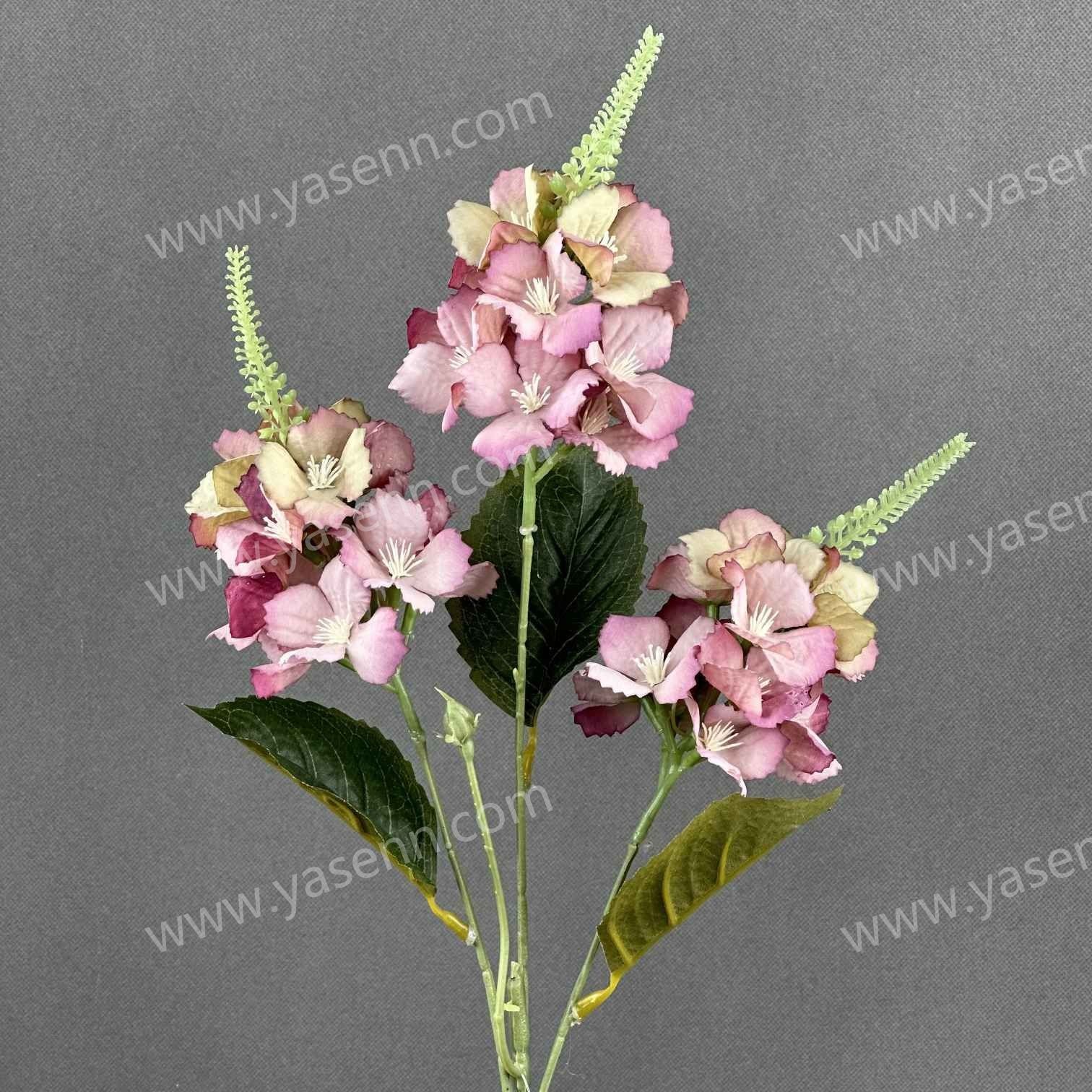 68CM HYDRANGEA WITH 3 BRANCHES YSS24021