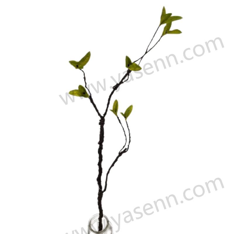 YSG23012  HEIGHT  70CM/3 BRANCHES SPEAR / FOAM/7  LEAVES  artificial plant