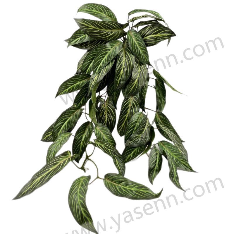 YSG23075 HEIGHT  110CM/ RUBBERIZED FABRIC/47  LEAVES artificial plant