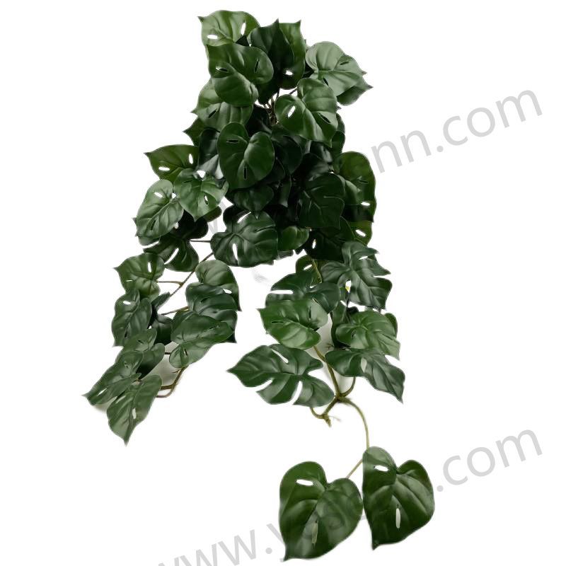 YSG23077 HEIGHT  92CM/ MONSTERA/ RUBBERIZED FABRIC/52  LEAVES artificial plant