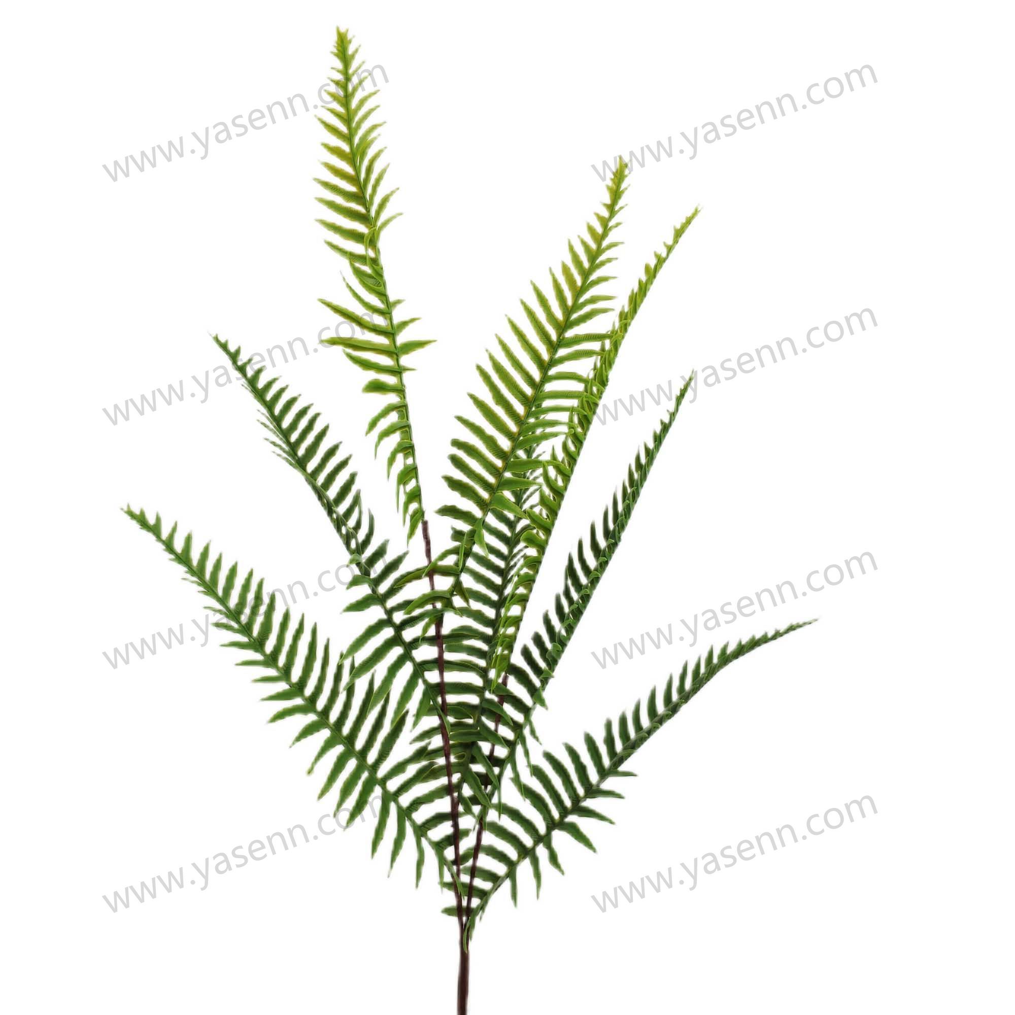 YSL23264 HEIGHT 98CM/2BRANCHES/PLASTICS/8PCS LEAVES