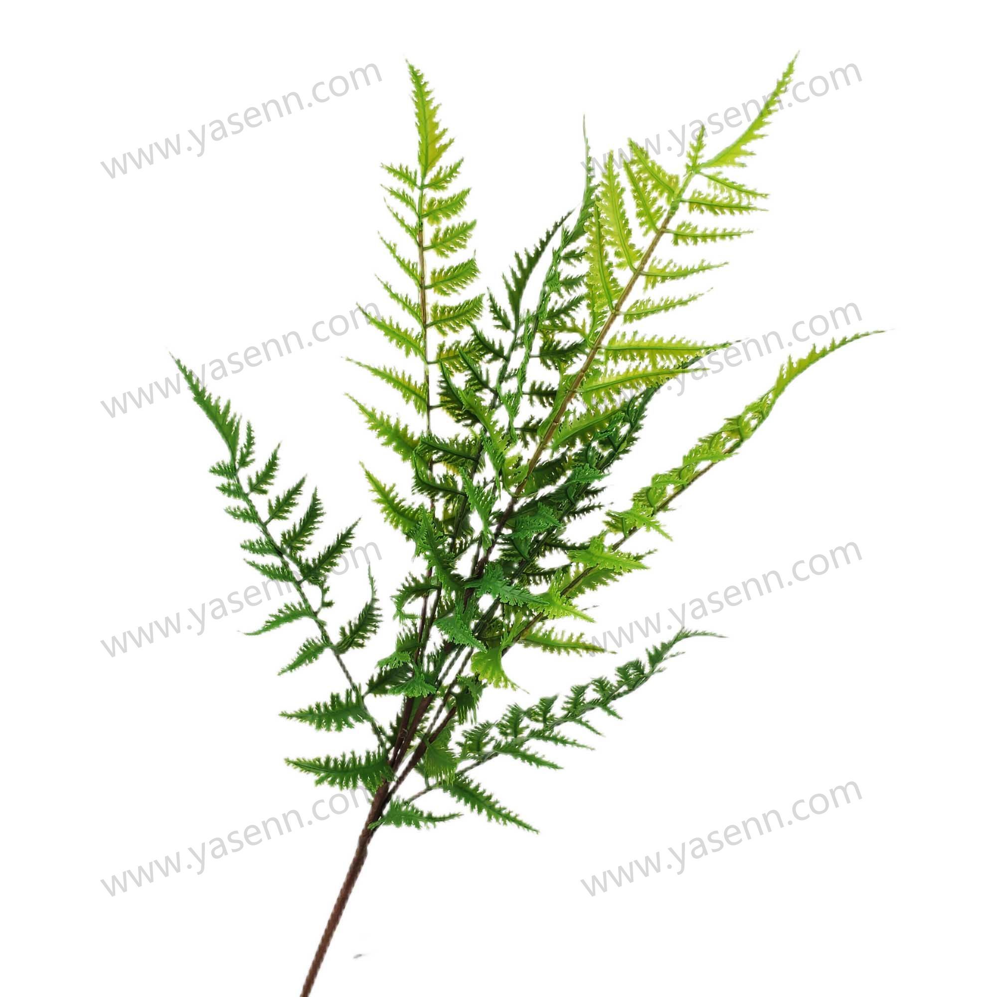 YSL23261 HEIGHT 90CM/3 BRANCHES/PLASTICS/9PCS LEAVES