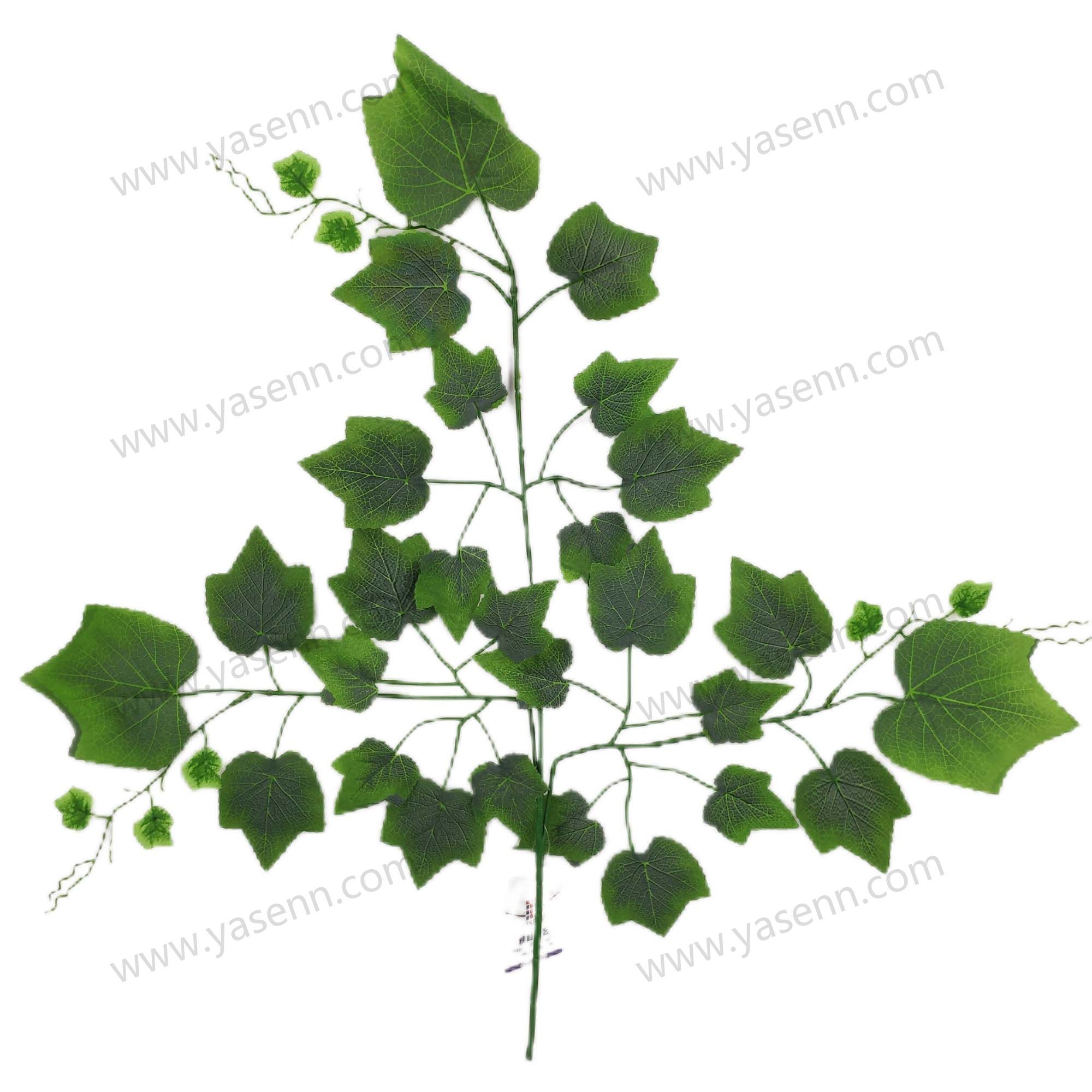 YSL23001 HEIGHT 72CM/3 BRANCHES/PONGEE/3PCS BIG LEAVES 24PCS MEDIUM LEAVES 12PCS SMALL LEAVES