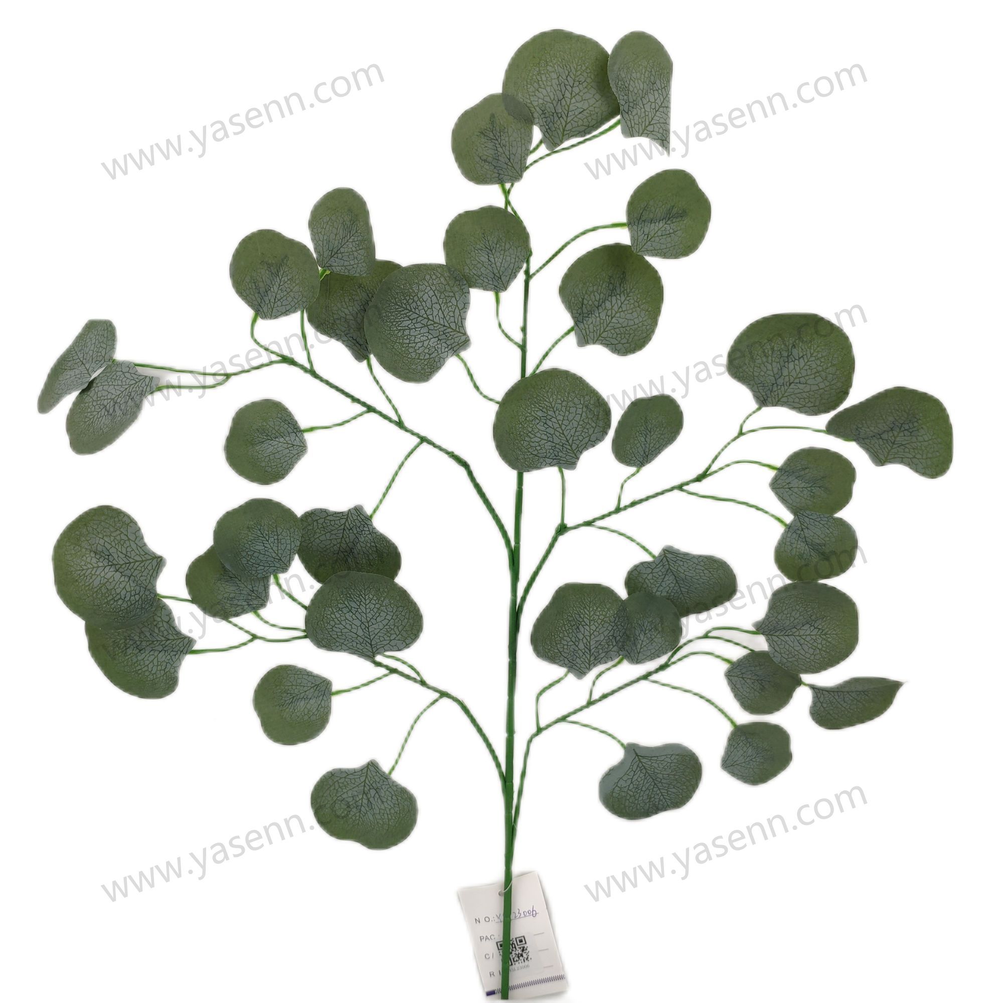 YSL23006 HEIGHT 60CM/5 BRANCHES/PONGEE/20PCS BIG LEAVES 15PCS SMALL LEAVES