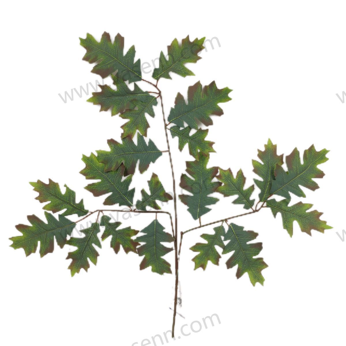 YSL23008 HEIGHT 62CM/3 BRANCHES/PONGEE/9PCS BIG LEAVES 6PCS MEDIEM LEAVES 6PCS SMALL LEAVES