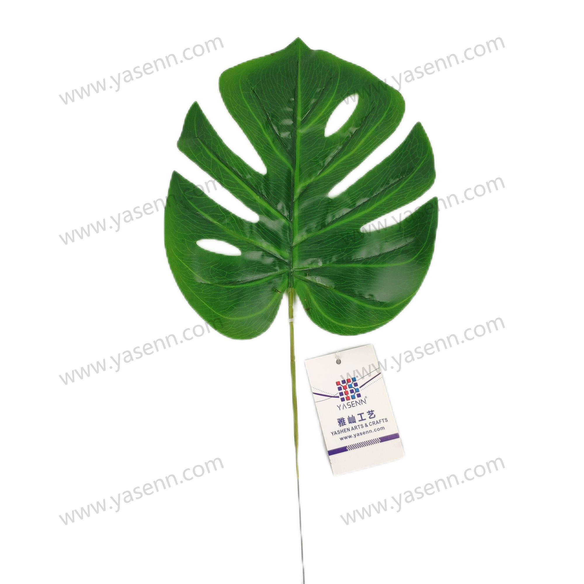 YSL23099 HEIGHT 43CM/RUBBERIZED FABRIC/1CPS BIG LEAVES artificial LEAVES