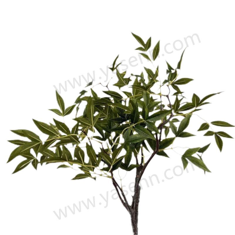 YSF19075 HEIGHT 110CM/ 4SMALL LEAVES/ PONGEE/ 30LEAVES  artificial LEAVES