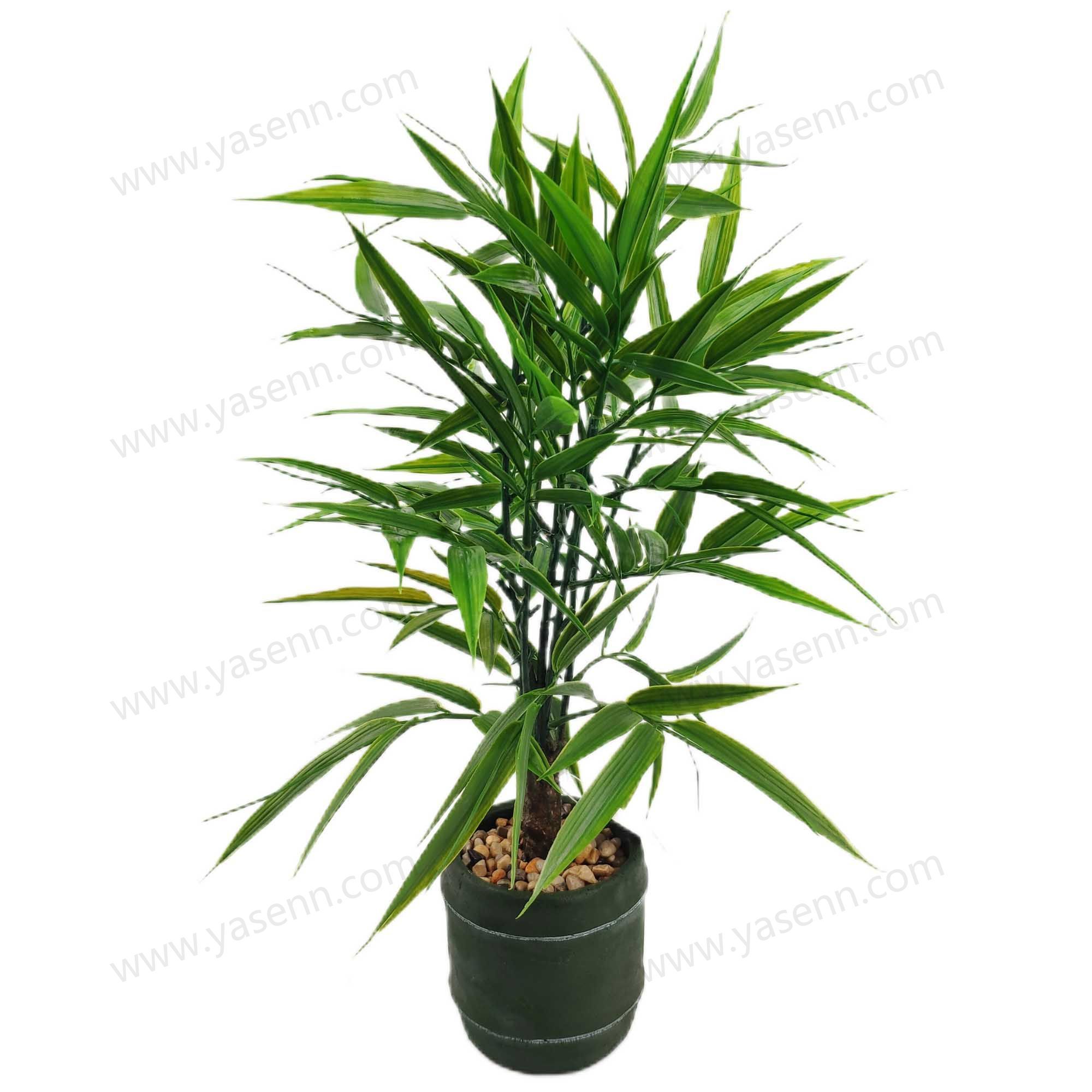 HEIGHT 45CM BAMBOO LEAF BONSAI  28PCS LEAVES YSM23154