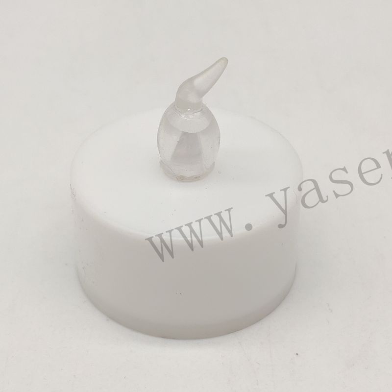 H:4CM  D:3.8CM  Plastictransparent Soft rubber tea lights  YSC23080
