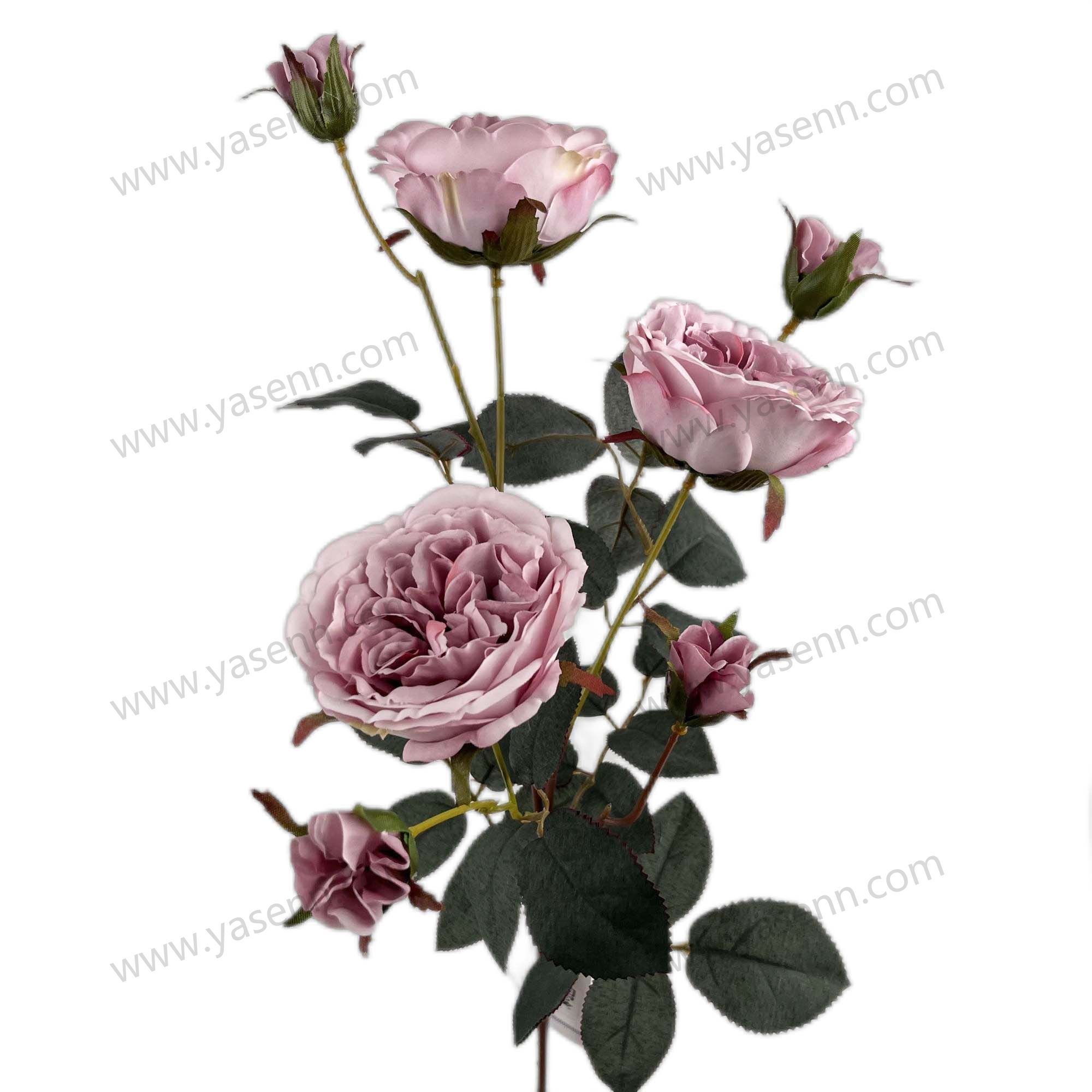  camellia with 4 branches /artificial flower YSF19063