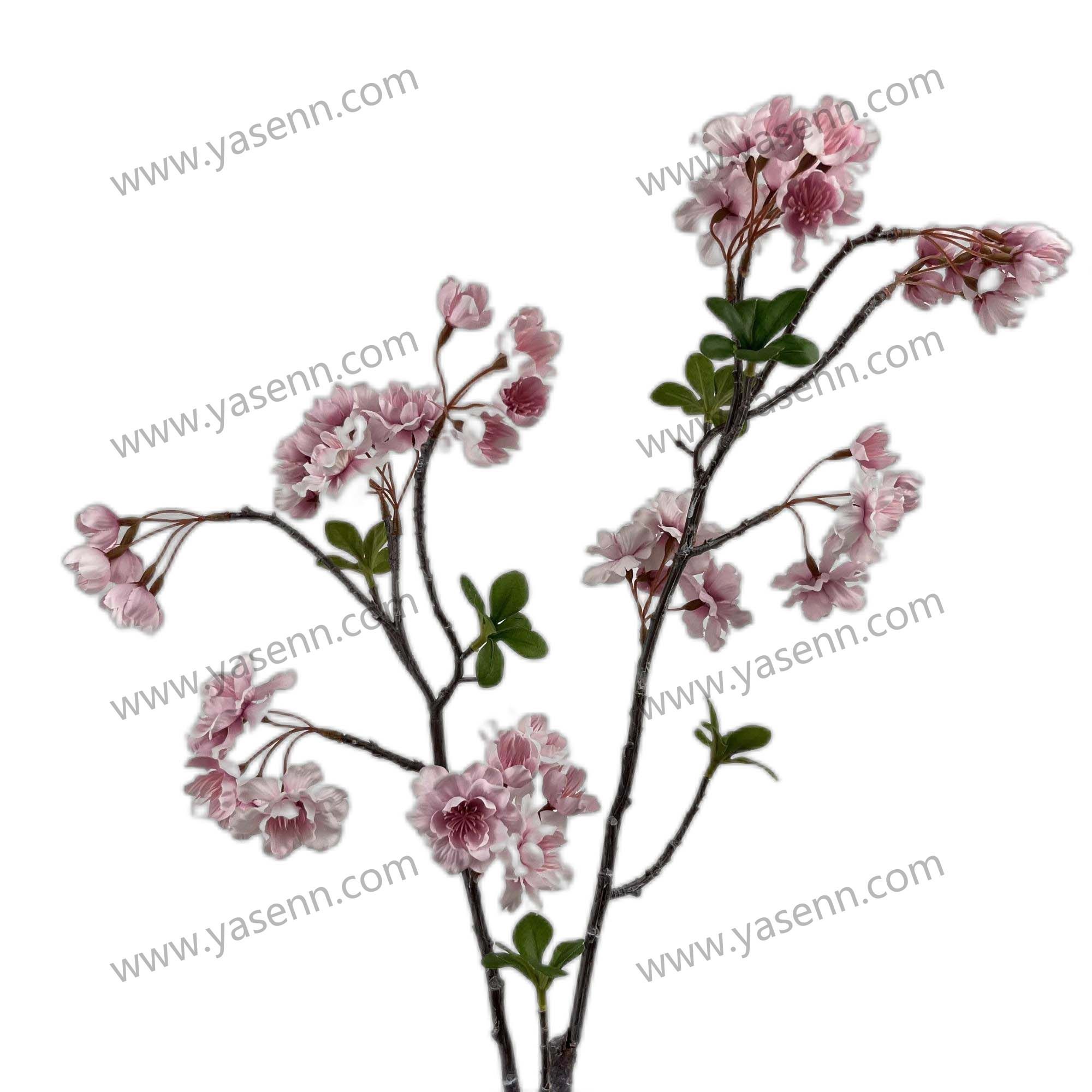 104CM peach blossom with 2 branches/artificial flower YSF19065