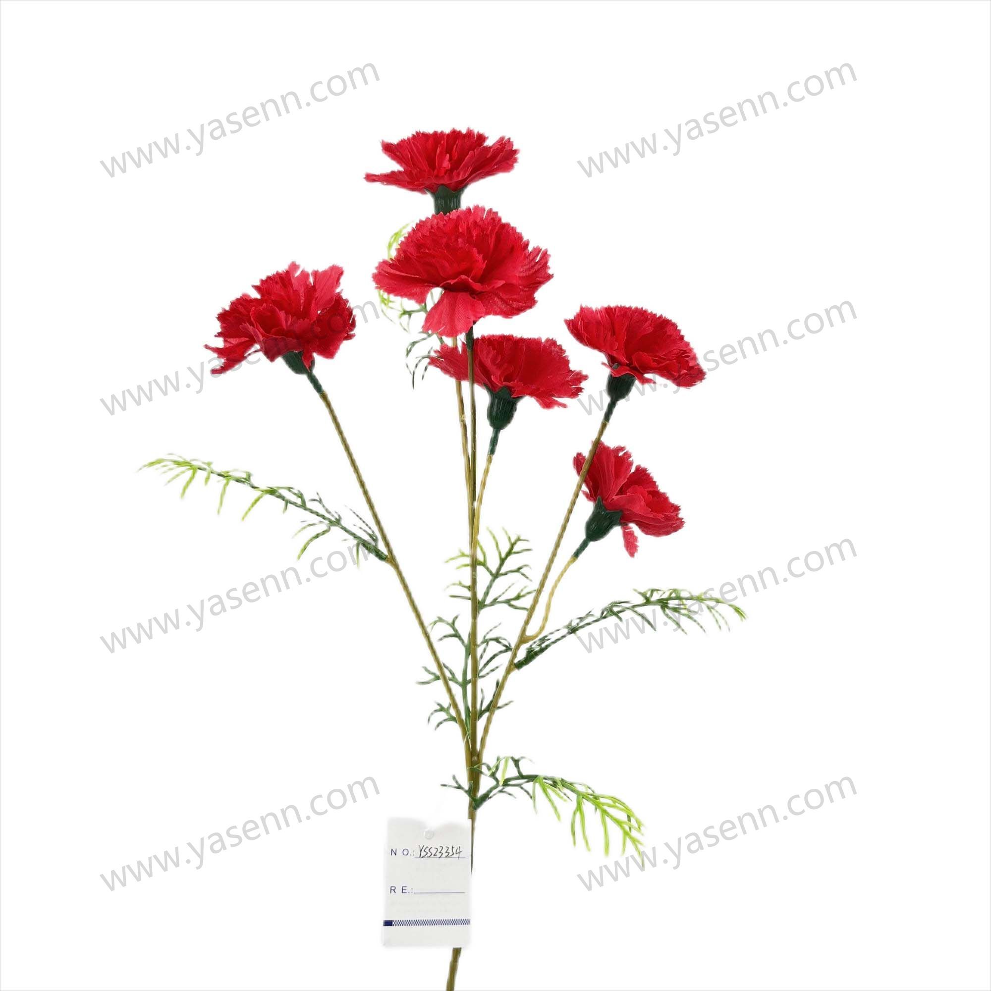 YSS23354  64CM 6 heads carnation/artificial flower