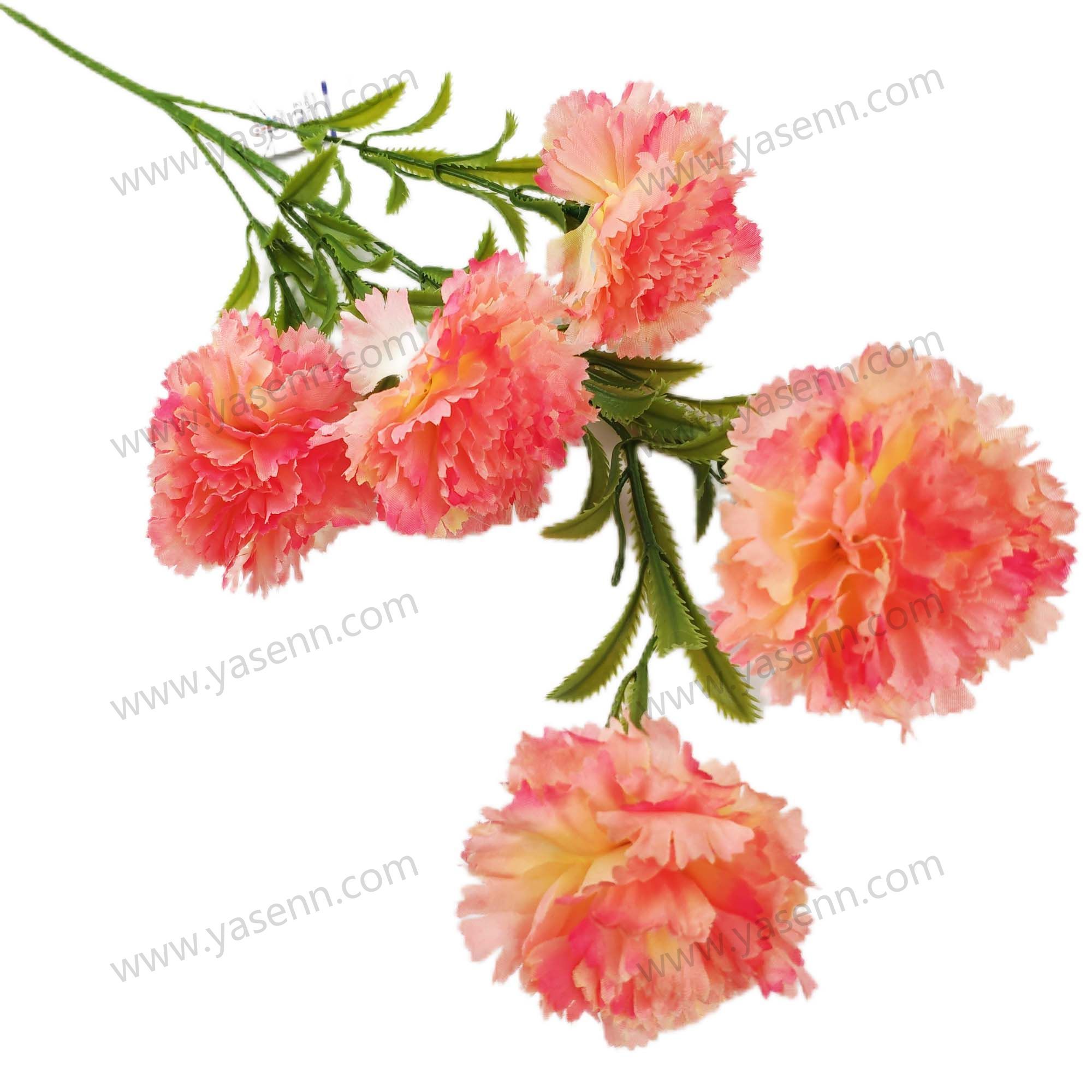 YSS23413 85CM  5 carnation/ artificial flower