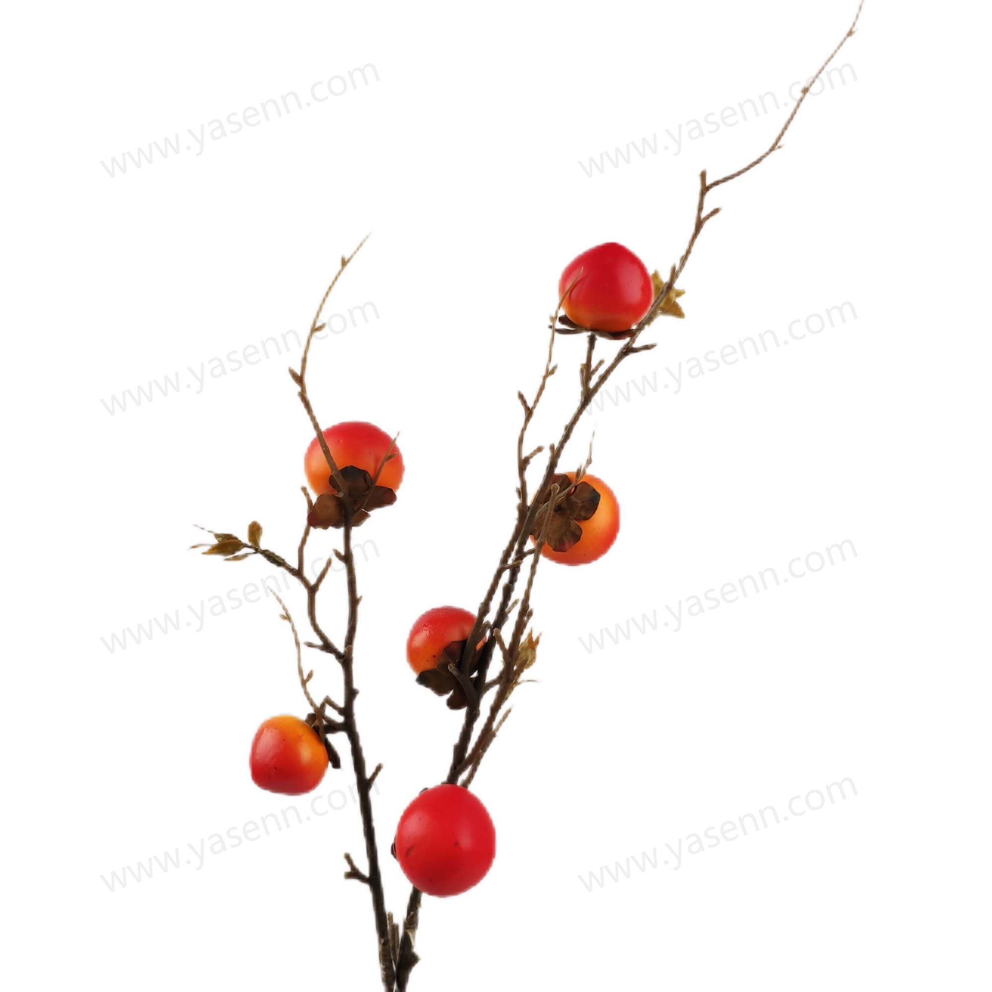 YSS23706 75CM2 PERSIMMON artificial flower