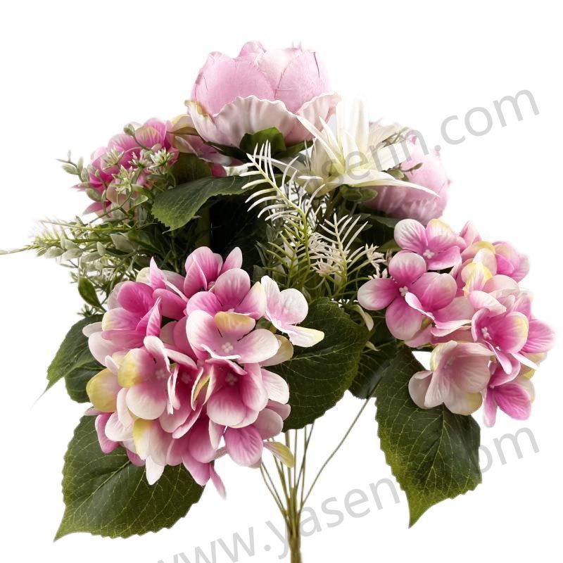 50CM12 PEONY HYDRANGEA MACROPHYLLA  ARTIFICIAL FLOWER   YSB23166