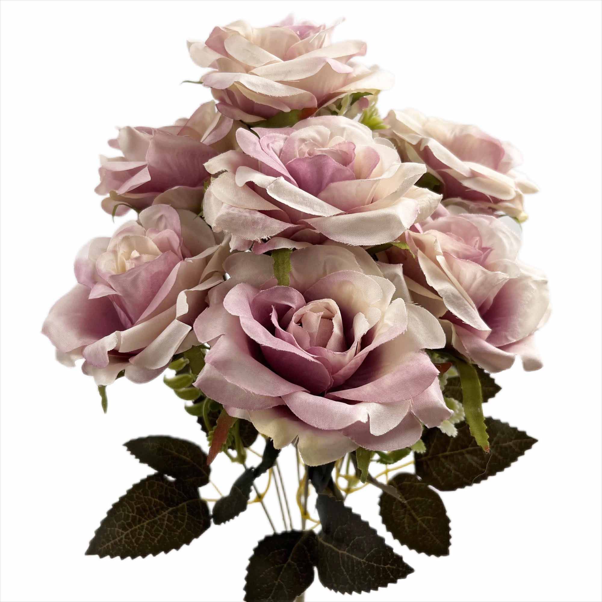 41CM 9 ROSE ARTIFICIAL FLOWER  YSB23301