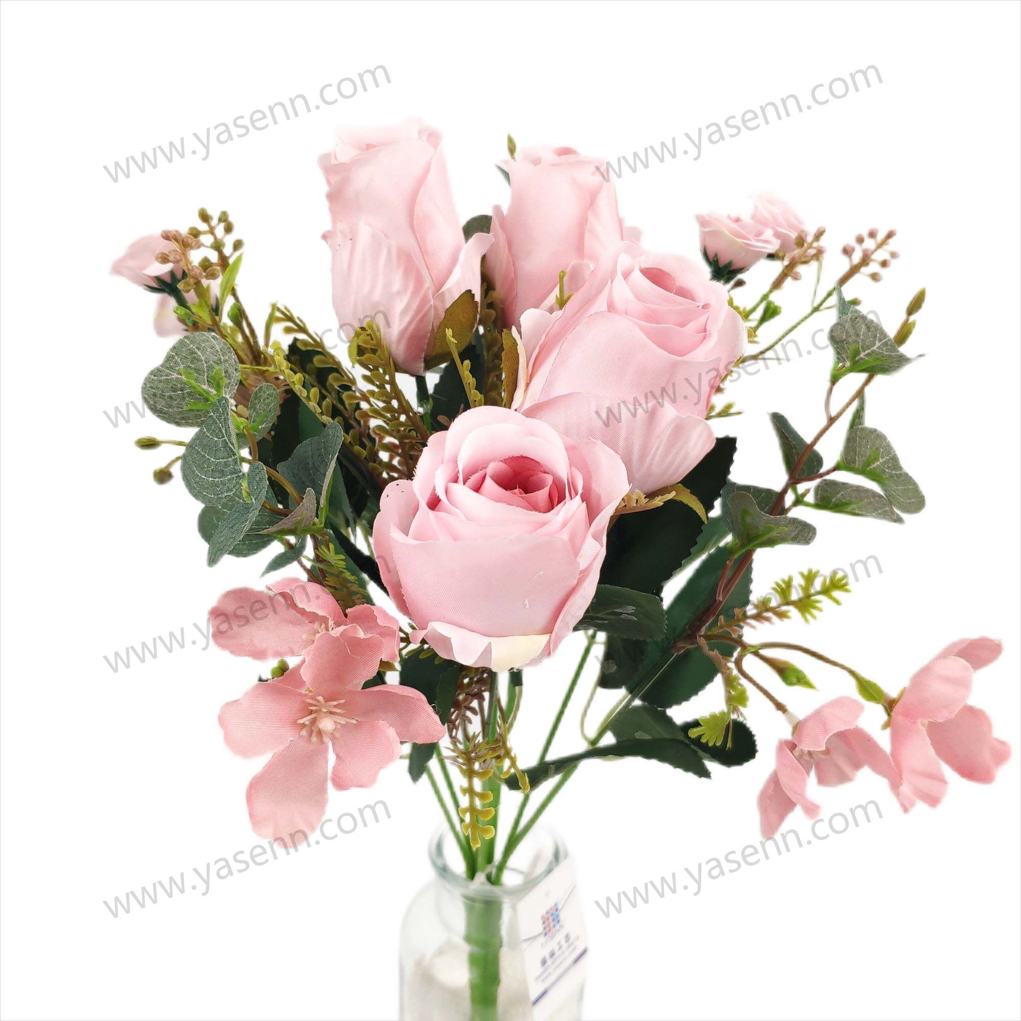 42CM 9 ROSE ARTIFICIAL FLOWER  YSB23354