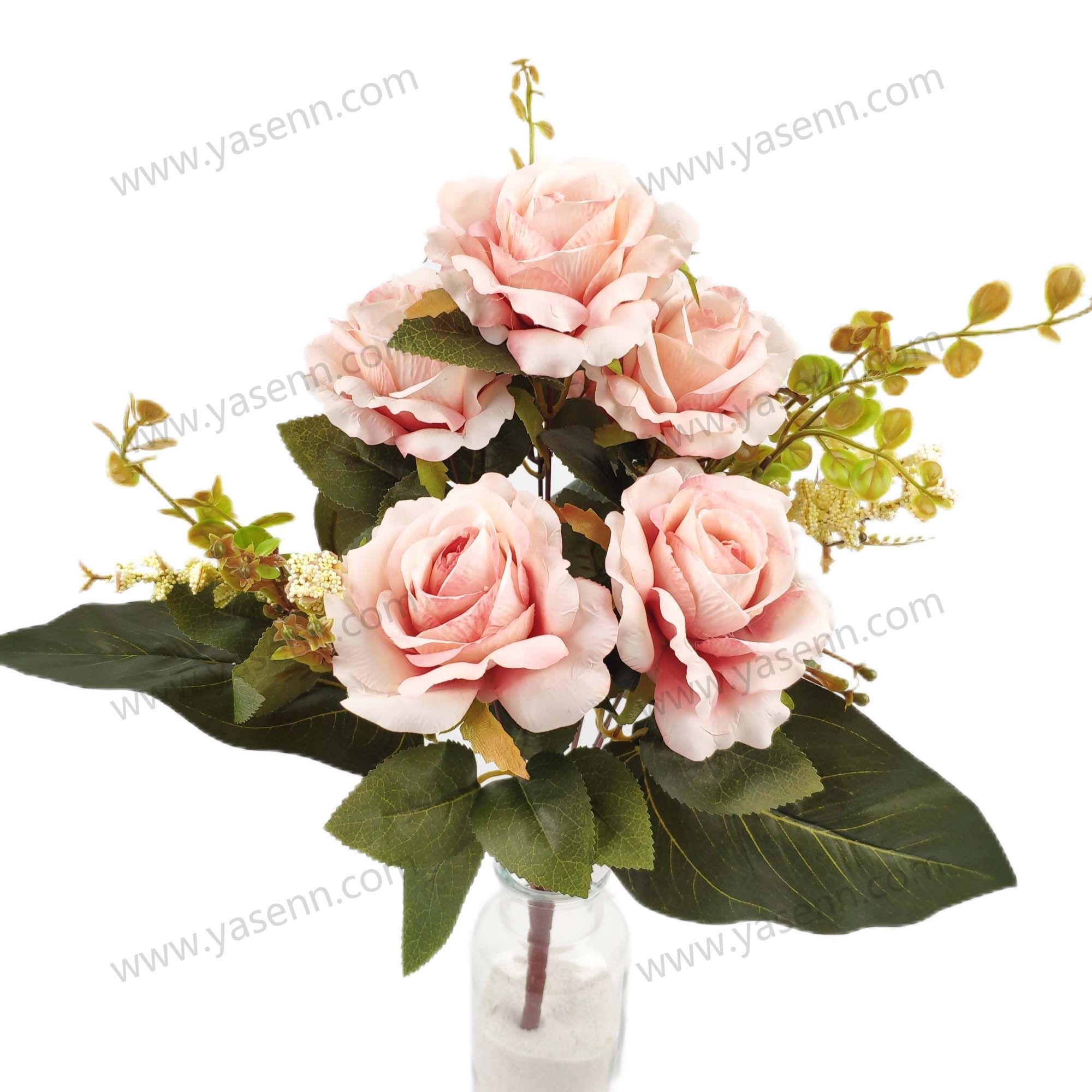 47CM 11 ROSE ARTIFICIAL FLOWER YSB23356