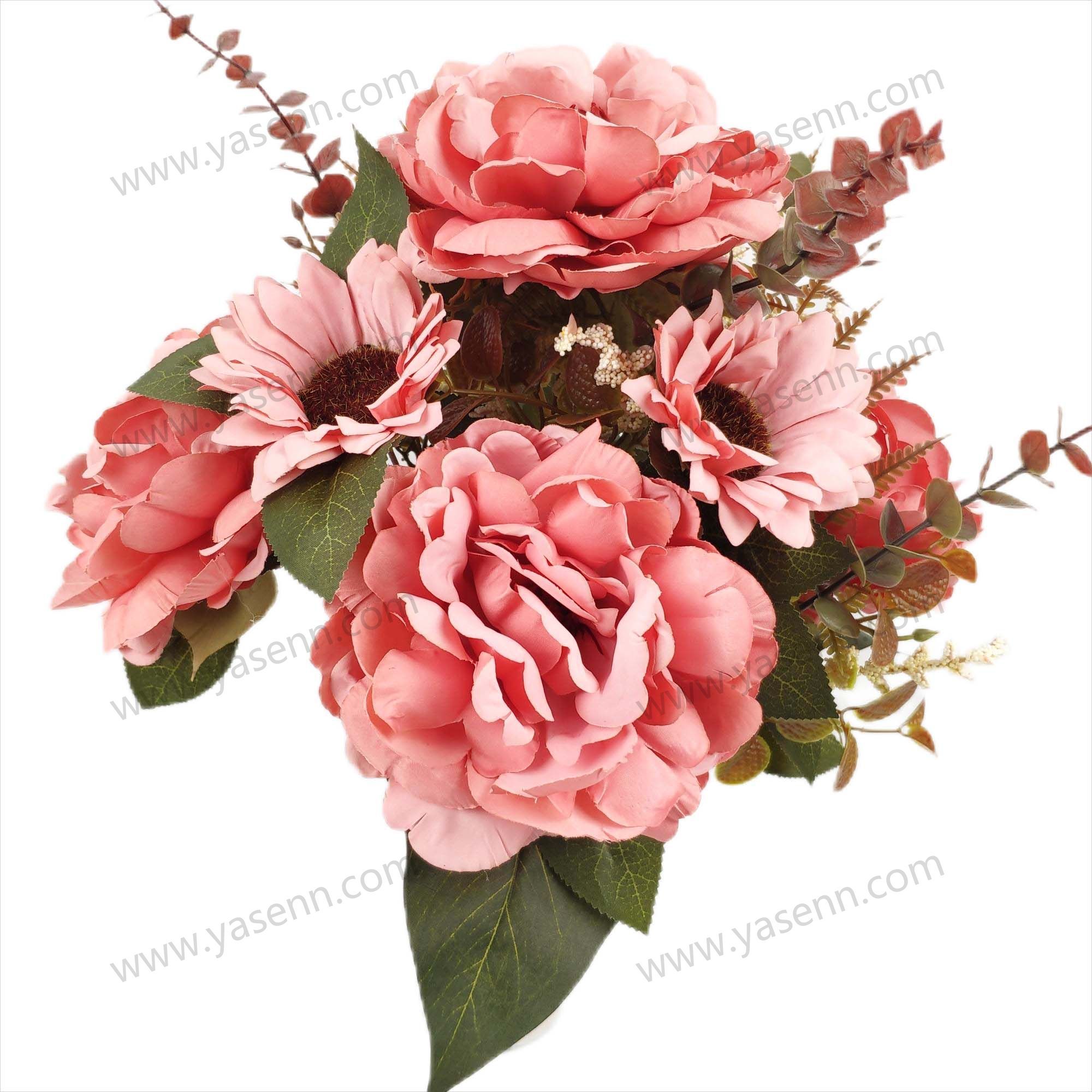 43CM 11 PEONY SUNFILOWER ARTIFICIAL FLOWER YSB23357