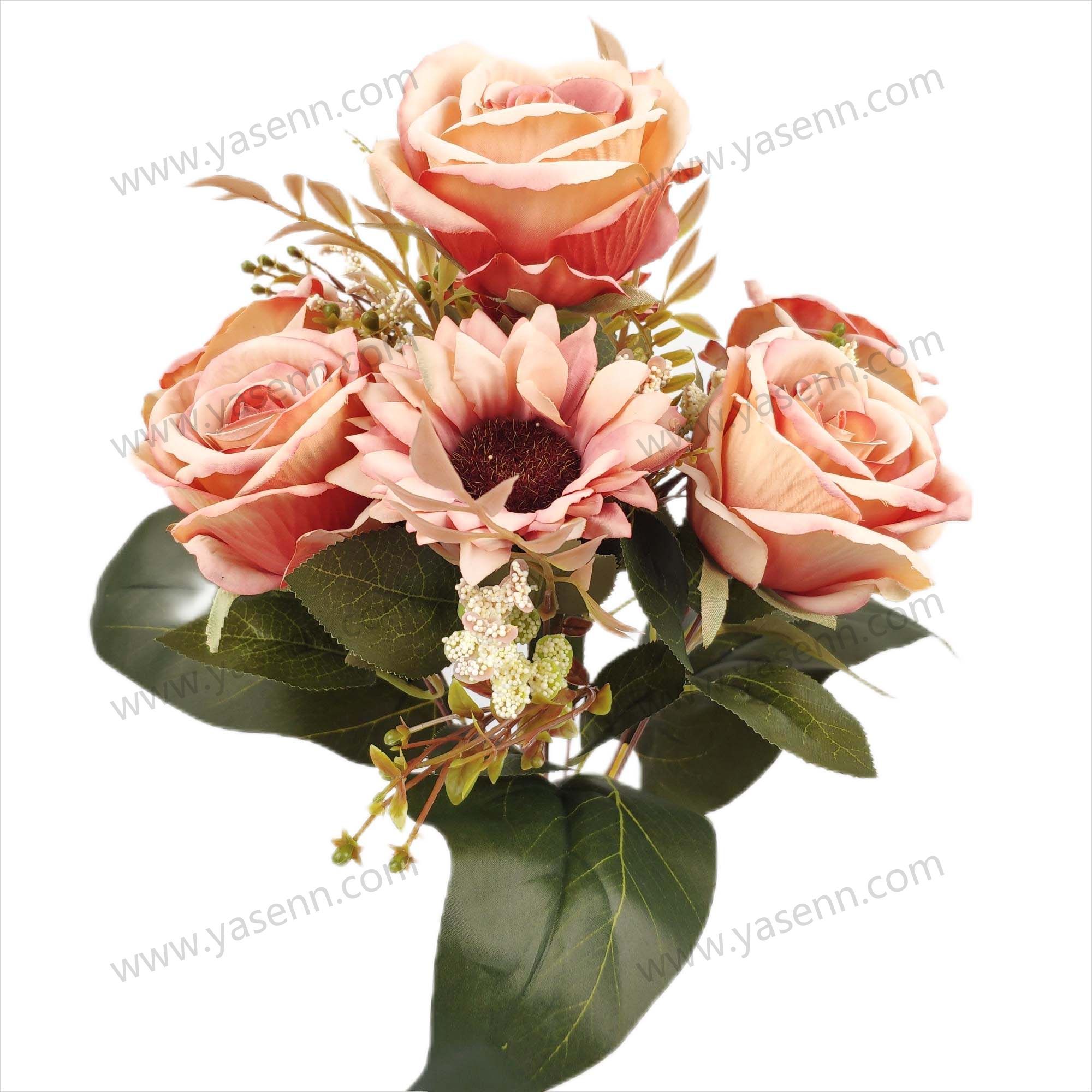 44CM 11 ROSE SUNFLOWER  ARTIFICIAL FLOWER  YSB23360