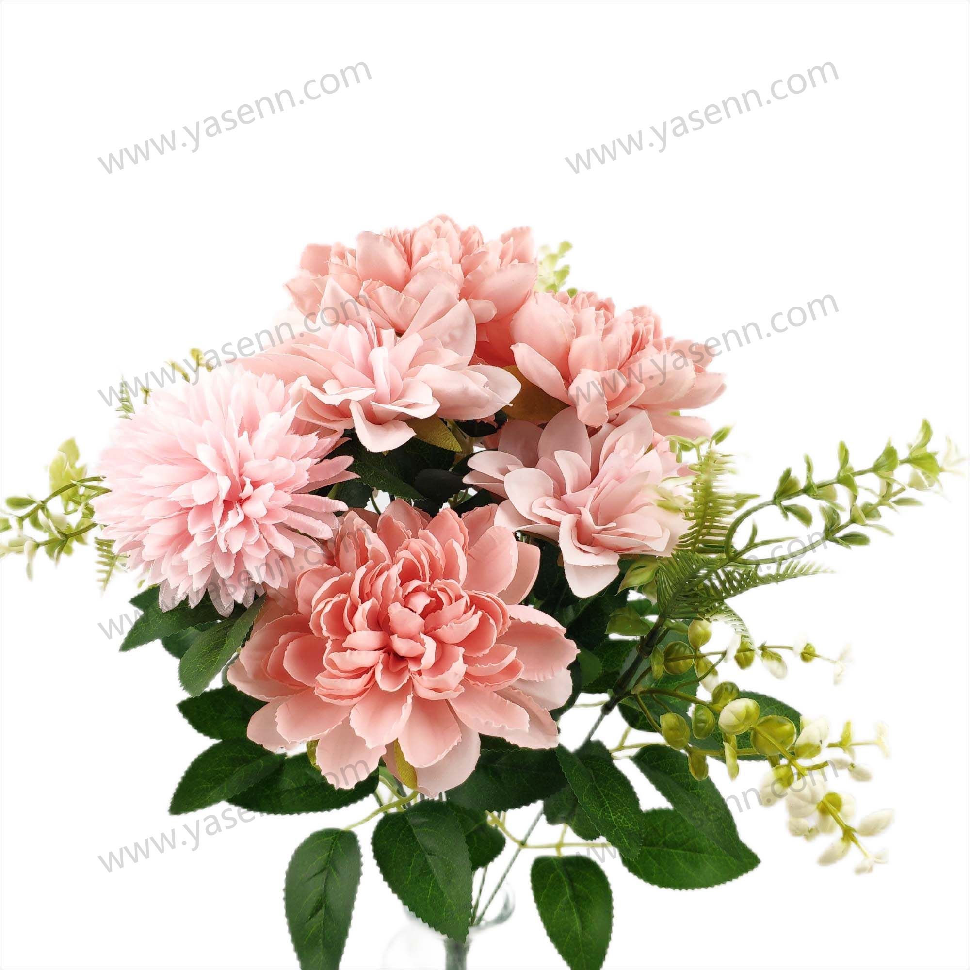 50CM 12 CHRYSANTHEMUM DAHLIA ARTIFICIAL FLOWER YSB23366