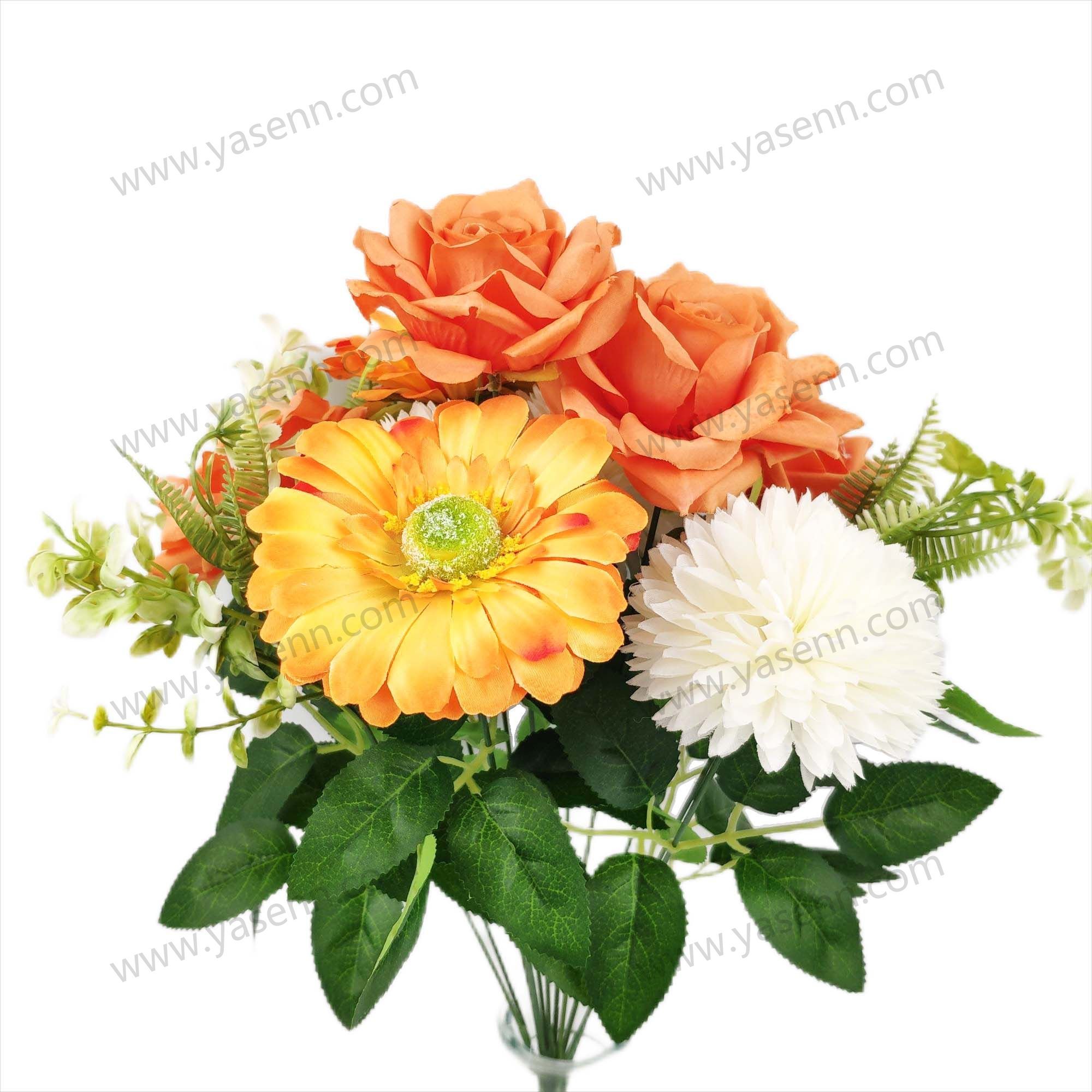 50CM 12 ROSE MUM ARTIFICIAL FLOWER YSB23370