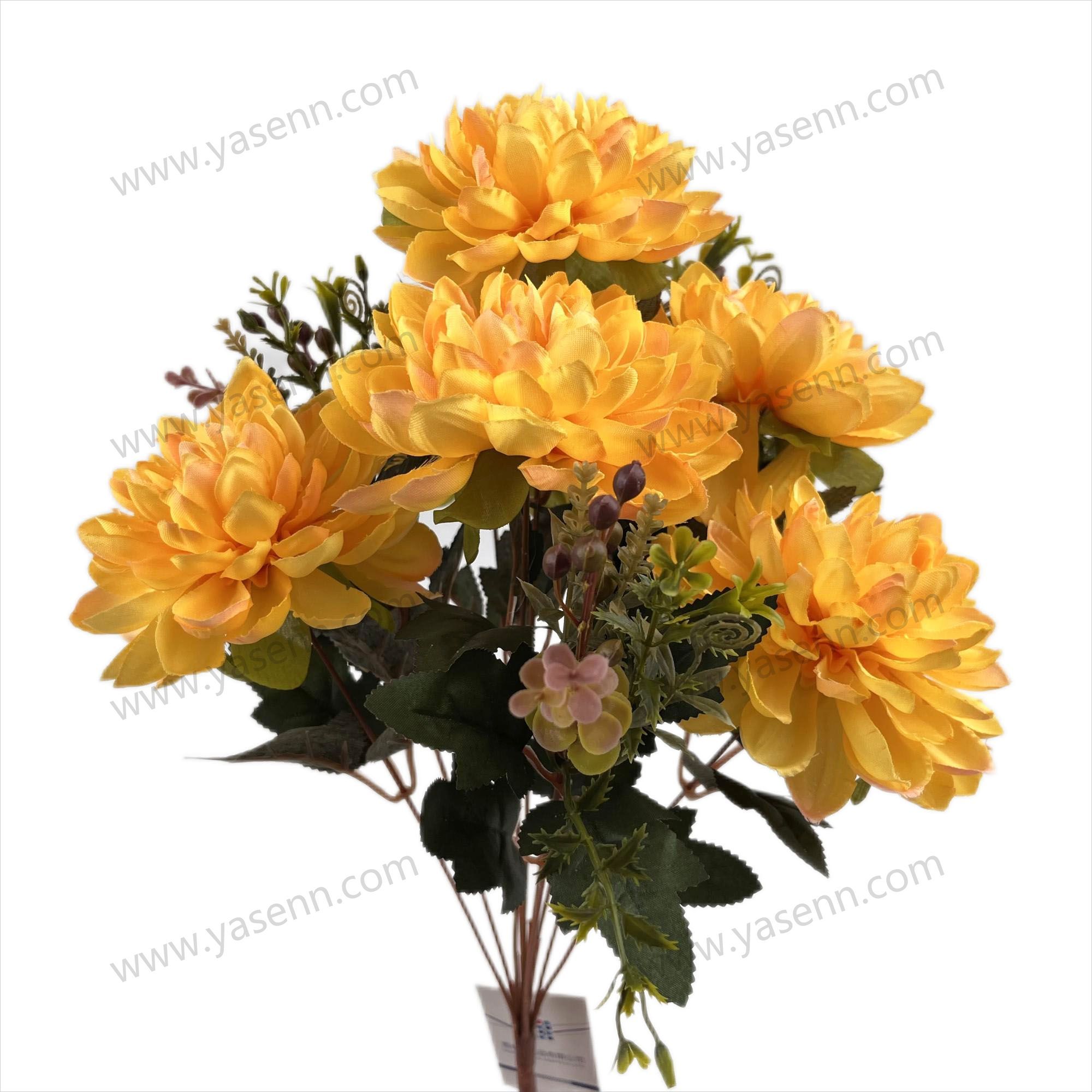 50CM 10 DAHLIA PINNATA  ARTIFICIAL FLOWER  YSZ19102