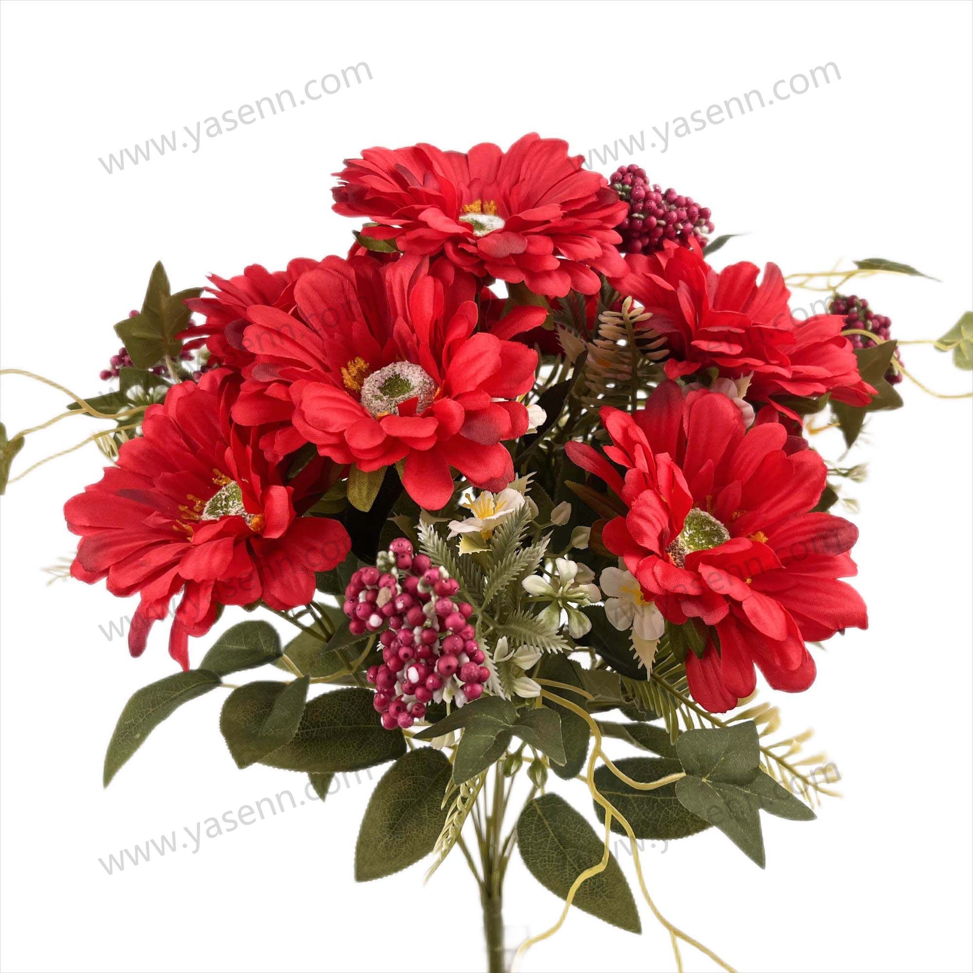 50CM 11 CHRYSANTHEMUM FOAM FRUIT MACROPHYLLA  ARTIFICIAL FLOWER  YSZ20246