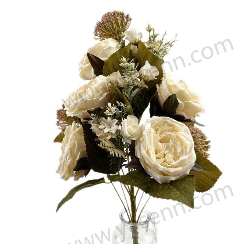 55CM 12 ROSE ARTIFICIAL FLOWER  YSB23174