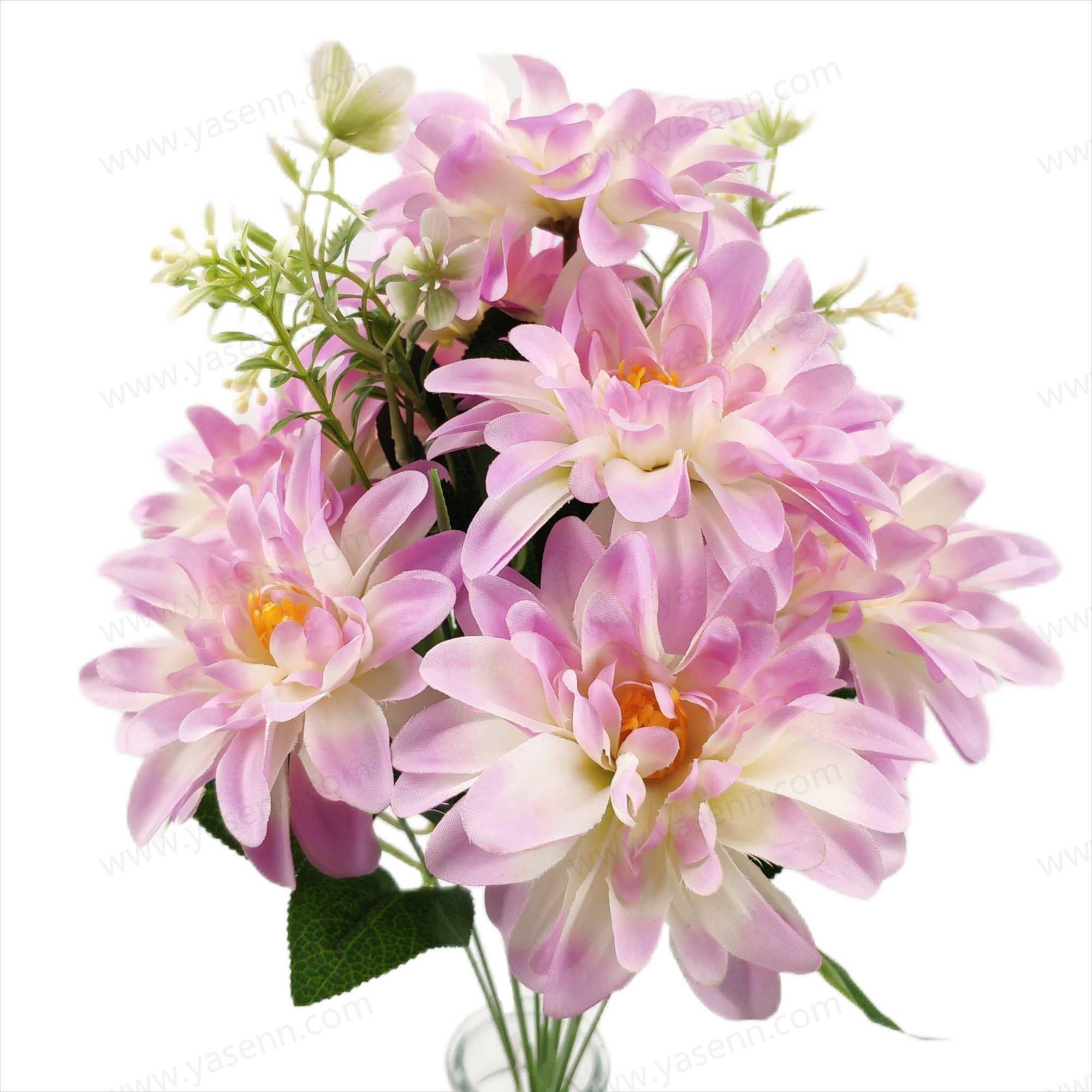 YSB23375 48CM 11 DAHLIA  ARTIFICIAL FLOWER