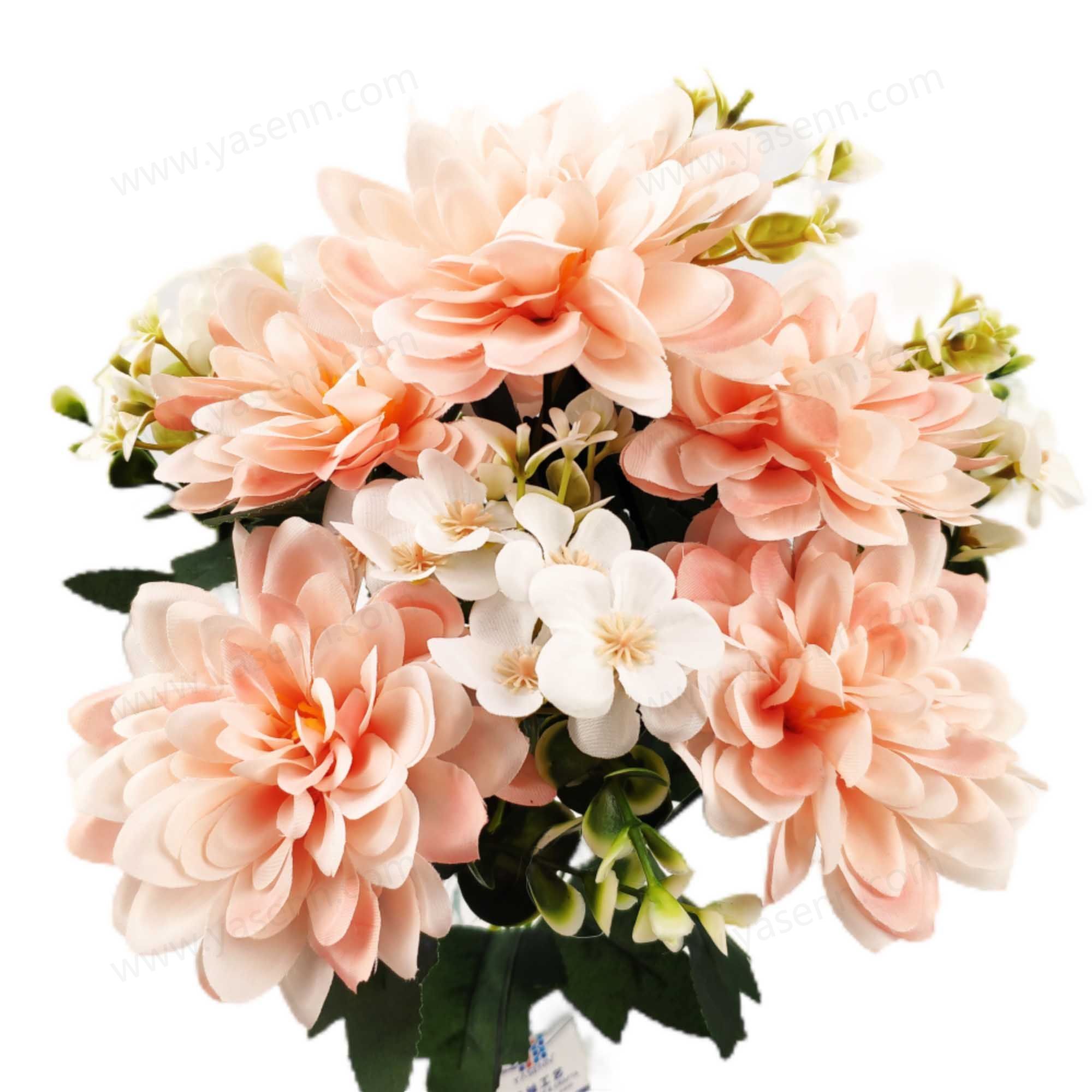 40CM 9 DAHLIA ARTIFICIAL FLOWER YSB23396