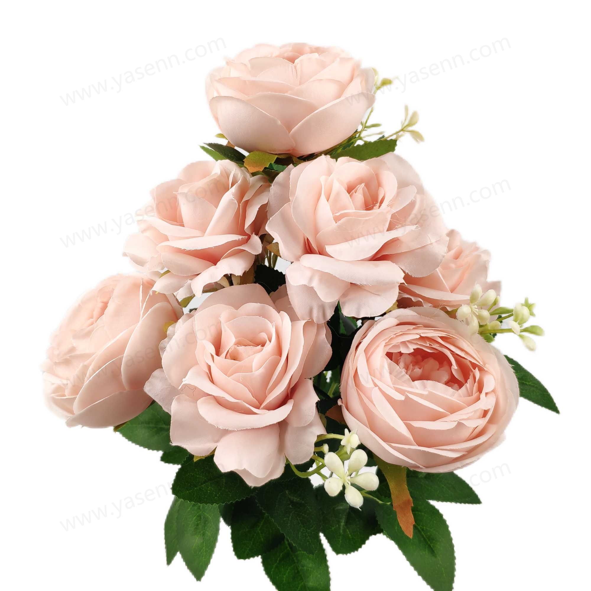 48CM 9 ROSE  ARTIFICIAL FLOWER YSB23397