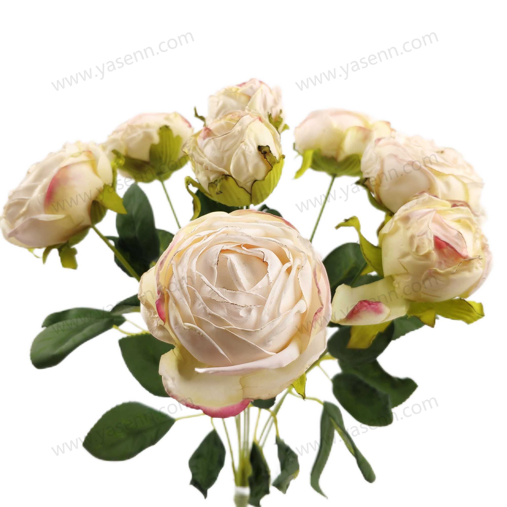 42CM 8 ROSE ARTIFICIAL FLOWER YSB23431